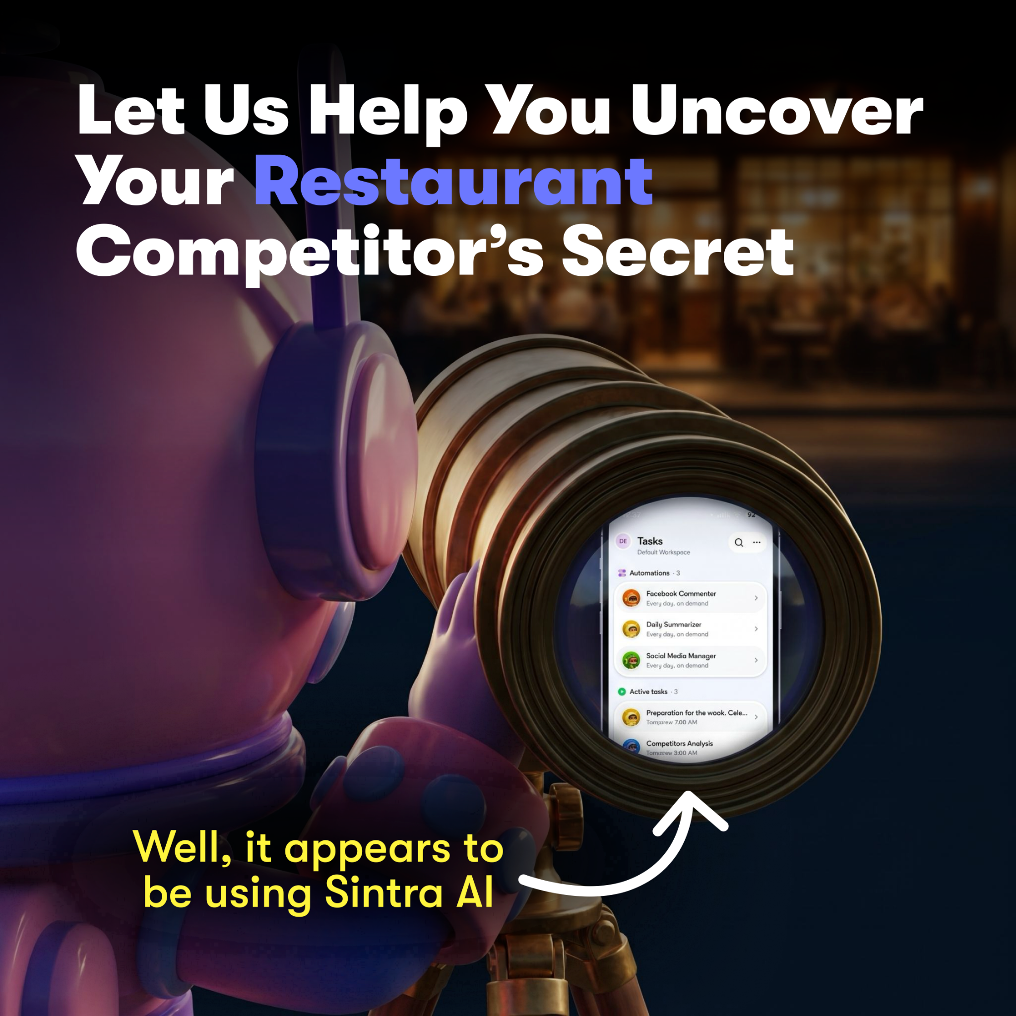 sintra.ai Facebook ad