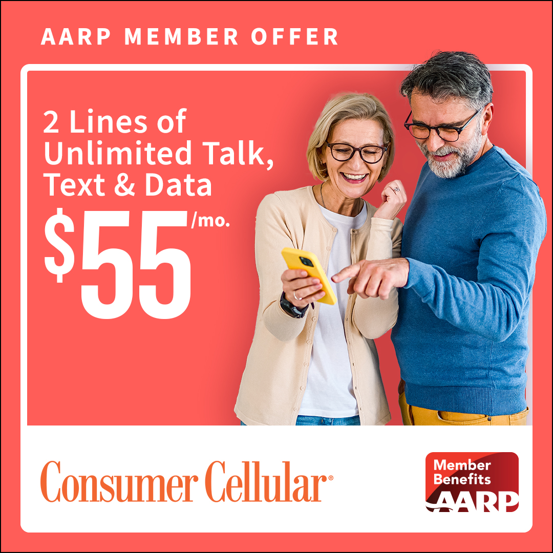 AARP Member Benefits Facebook ad