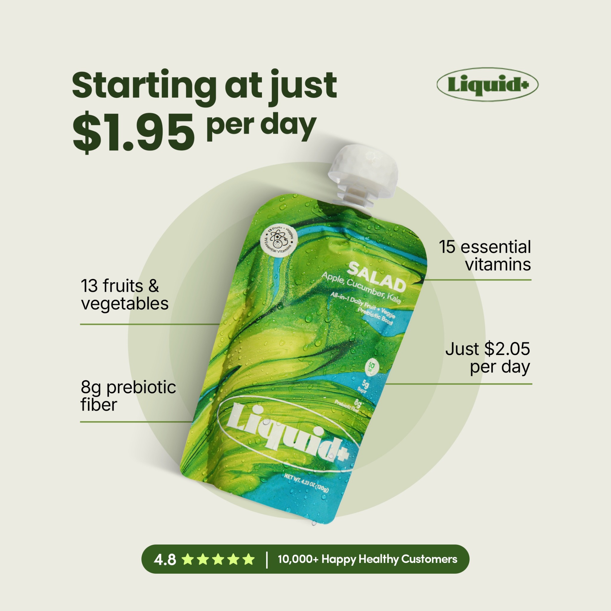 Liquid Salad by Liquid Plus Facebook ad