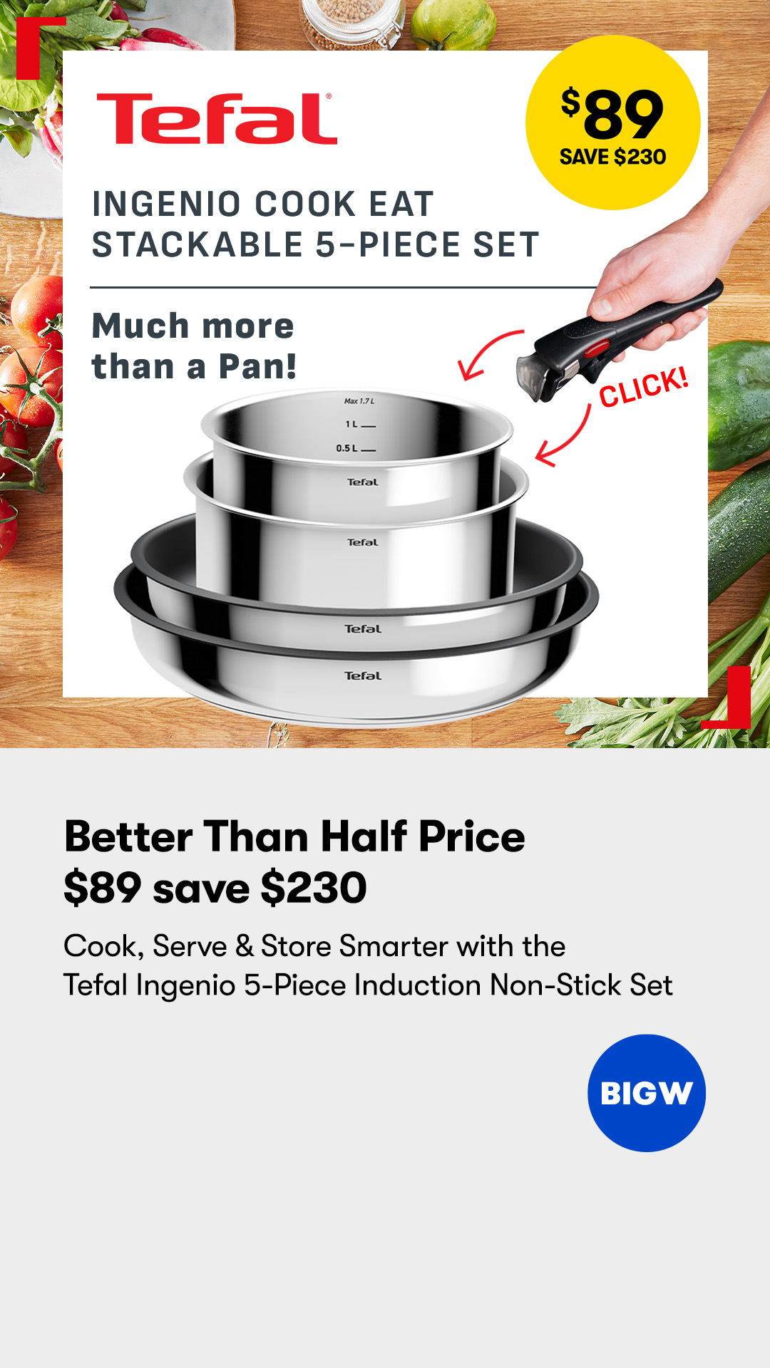 BIG W Facebook ad