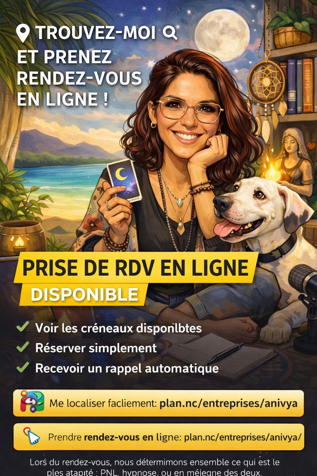 Anivya Facebook ad: Vous pouvez maintenant me trouver facilement et prendre…