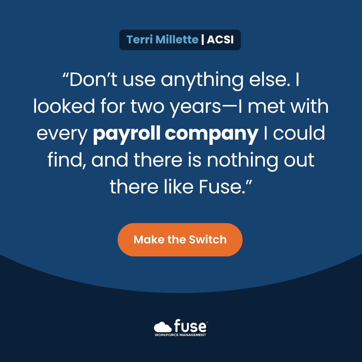 Fuse Workforce Management Facebook ad
