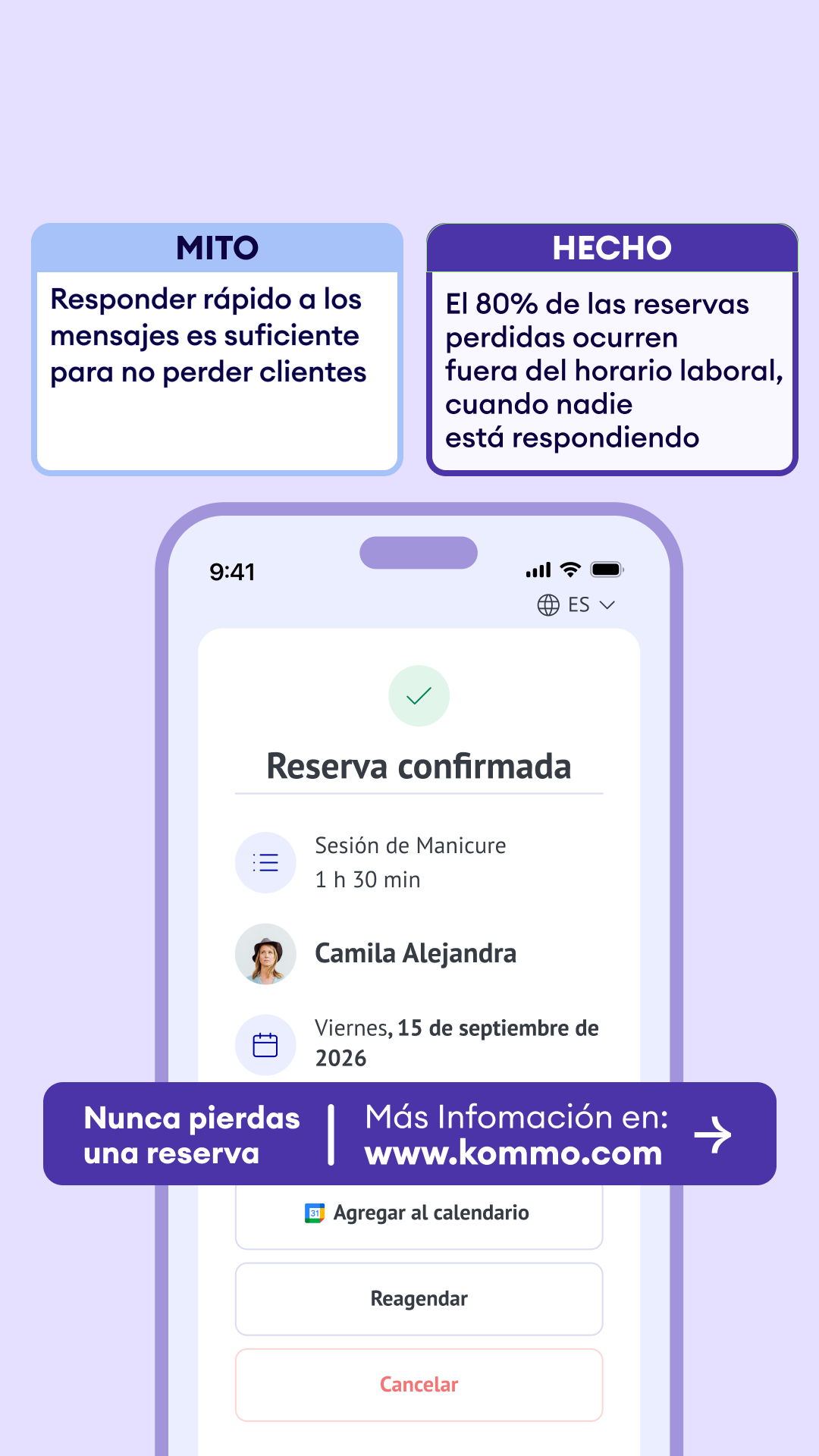 Kommo Español Facebook ad
