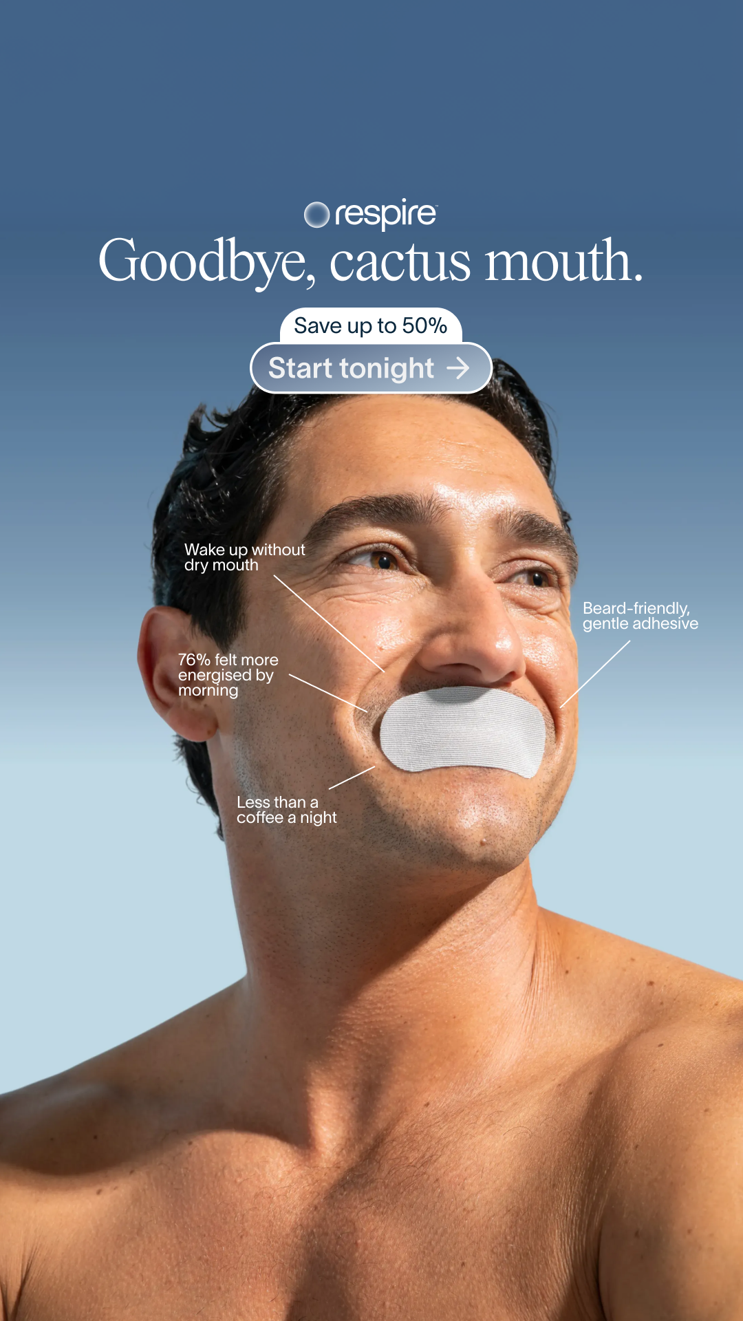 Try Respire Facebook ad