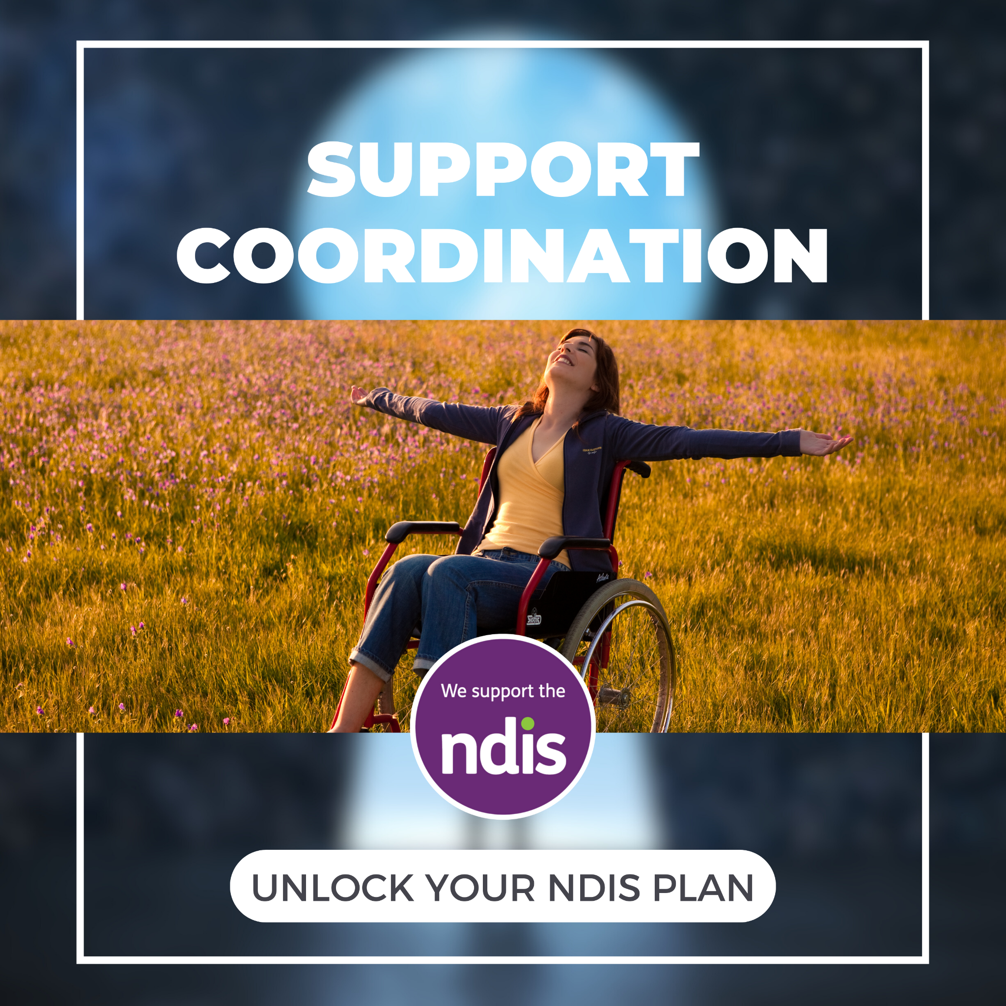 Human core services Facebook ad: NDIS Support Coordination That WORKS