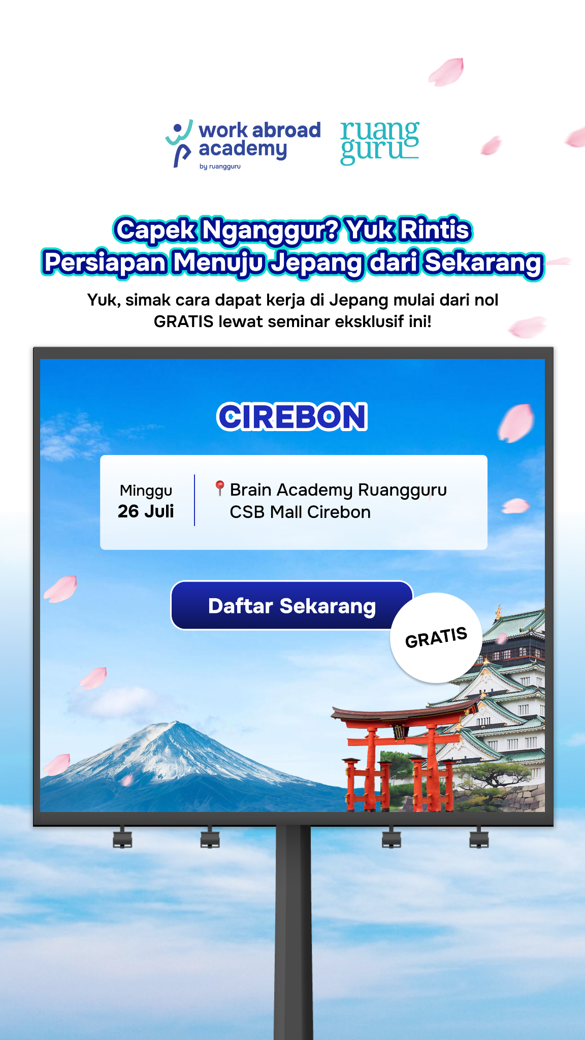 Work Abroad by Schoters Jawa Barat Facebook ad