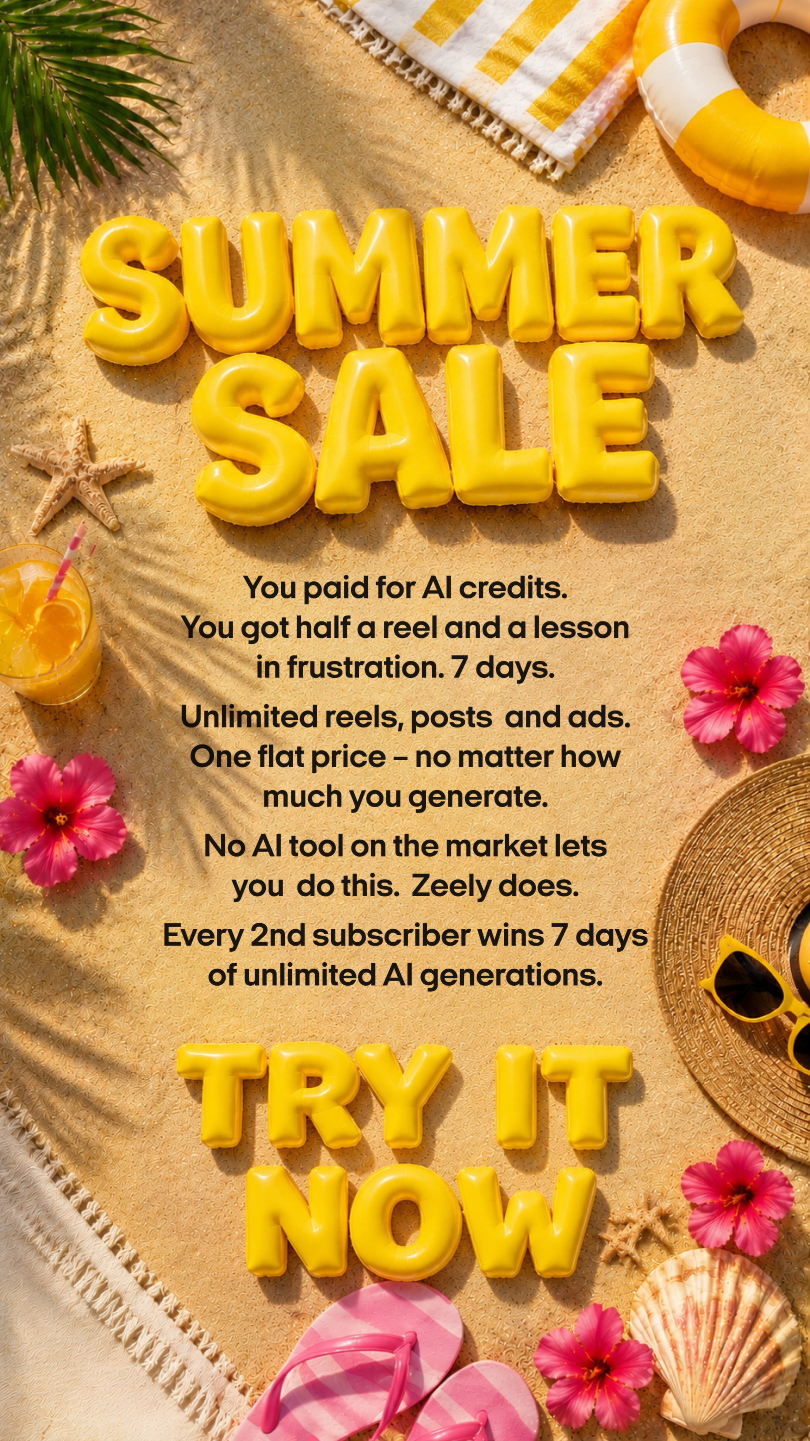 Zeely Facebook ad