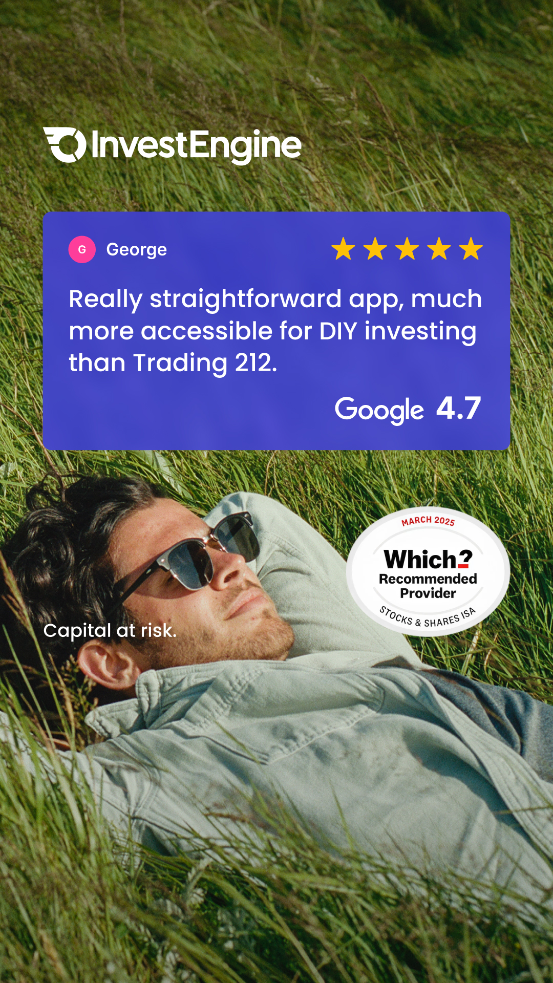 InvestEngine Facebook ad