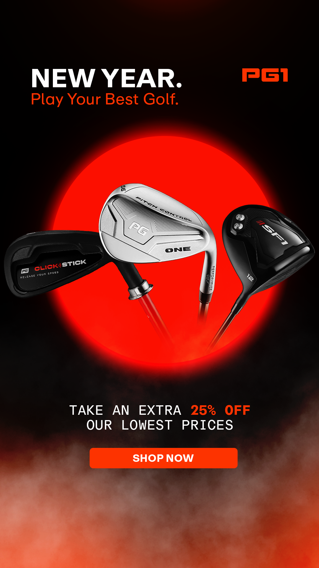 Performance Golf Facebook ad