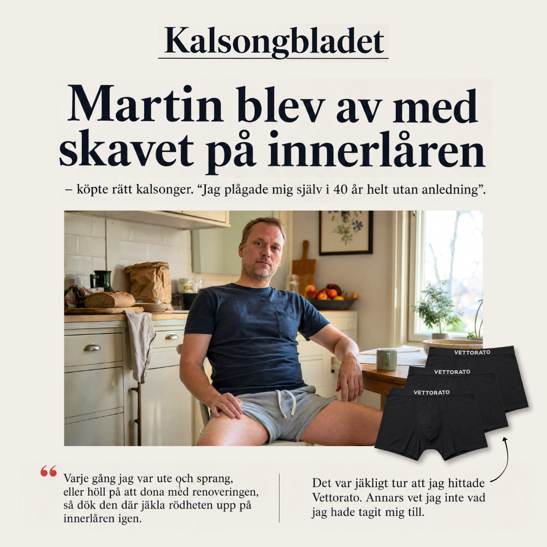 Kalsongshopen Facebook ad: Köp 5, få 8 kalsonger