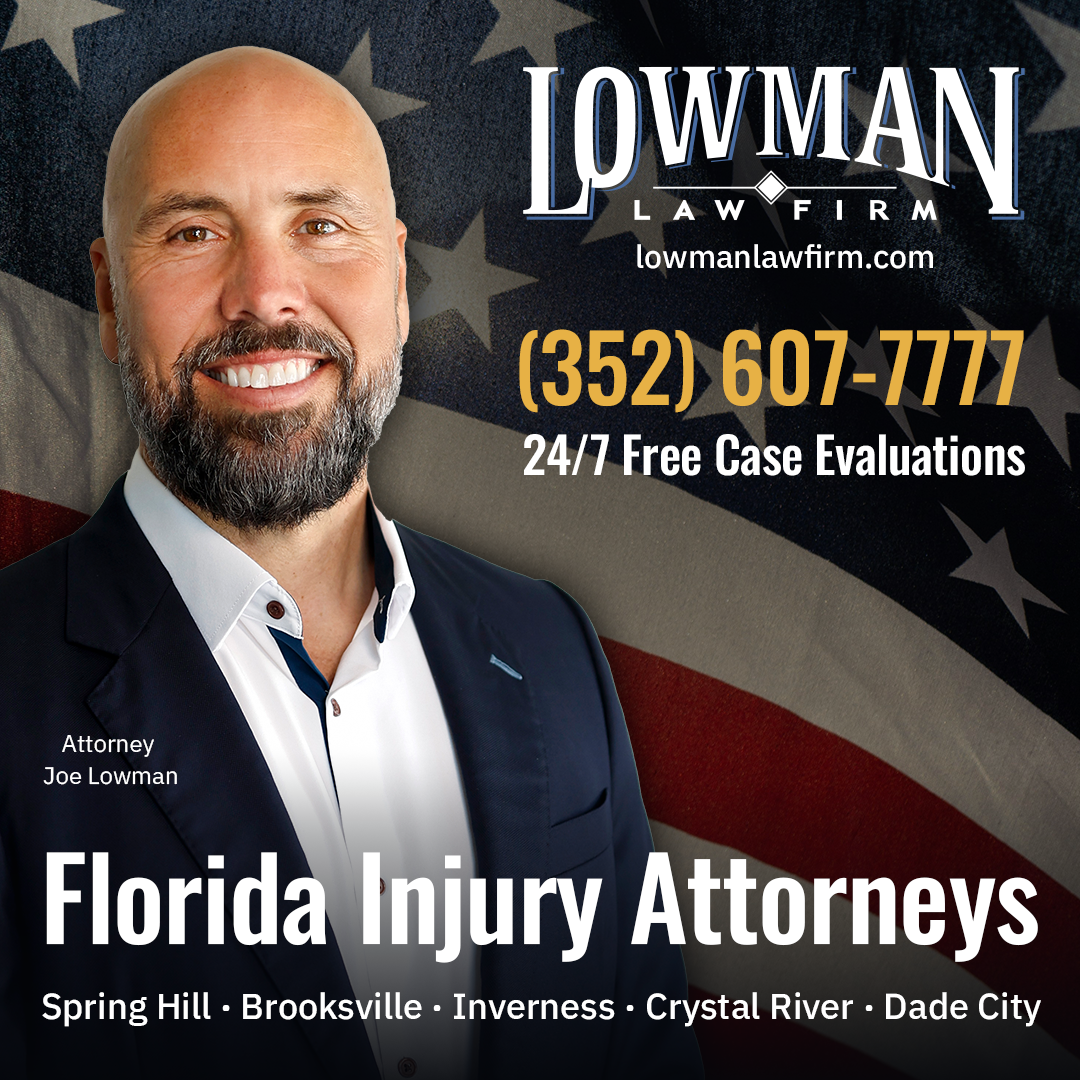 Lowman Law Firm Facebook ad: Call Now