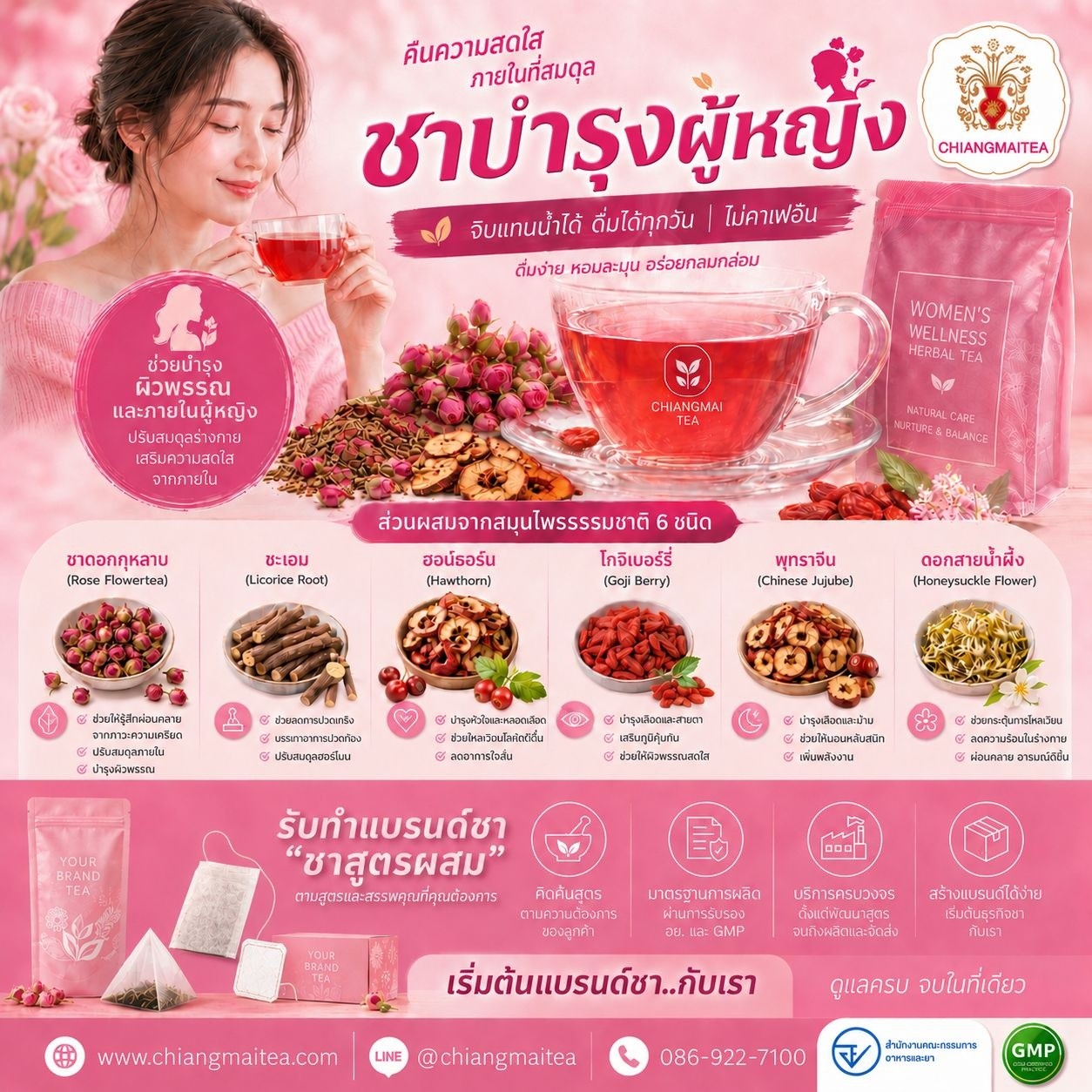 ชาสมุนไพร ชาดอกไม้ เชียงใหม่ Facebook ad: ชาที่ดื่มทุกวัน ตรงกับความต้องการของร่างกายแล้วหรือยัง.!?!