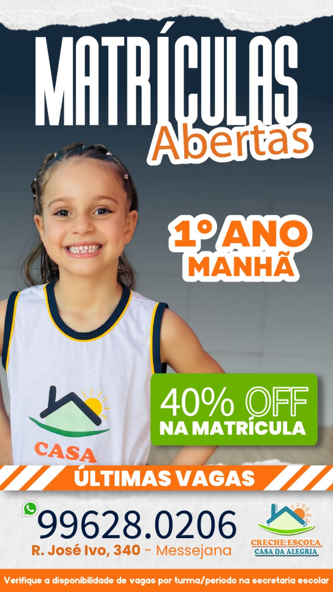 Creche Escola Casa da Alegria Facebook ad: casadaalegria - Link in Bio & Creator Tools | Beacons
