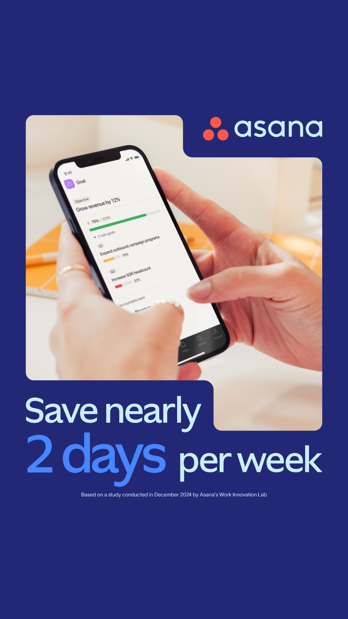 Asana Facebook ad
