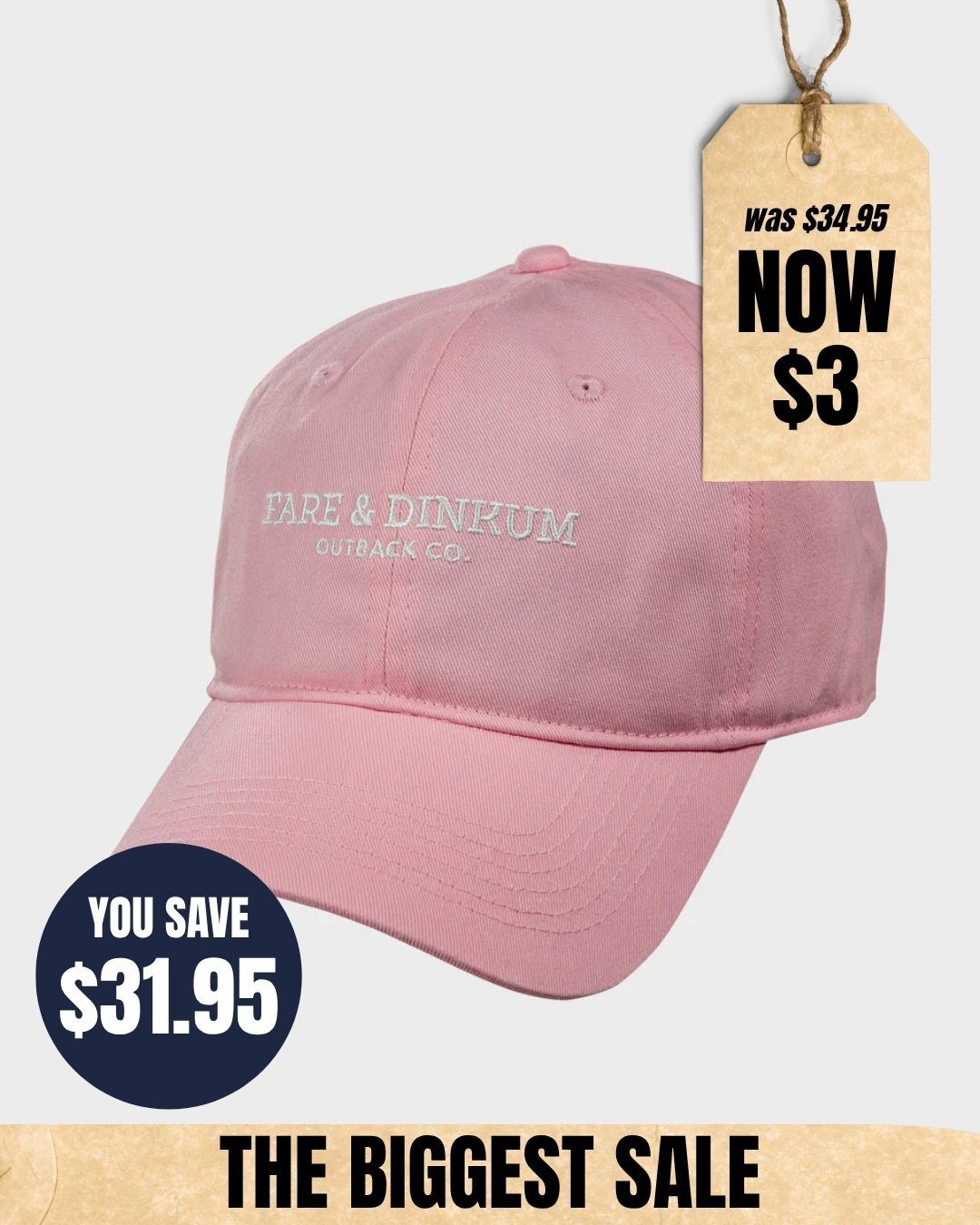Fare & Dinkum Facebook ad