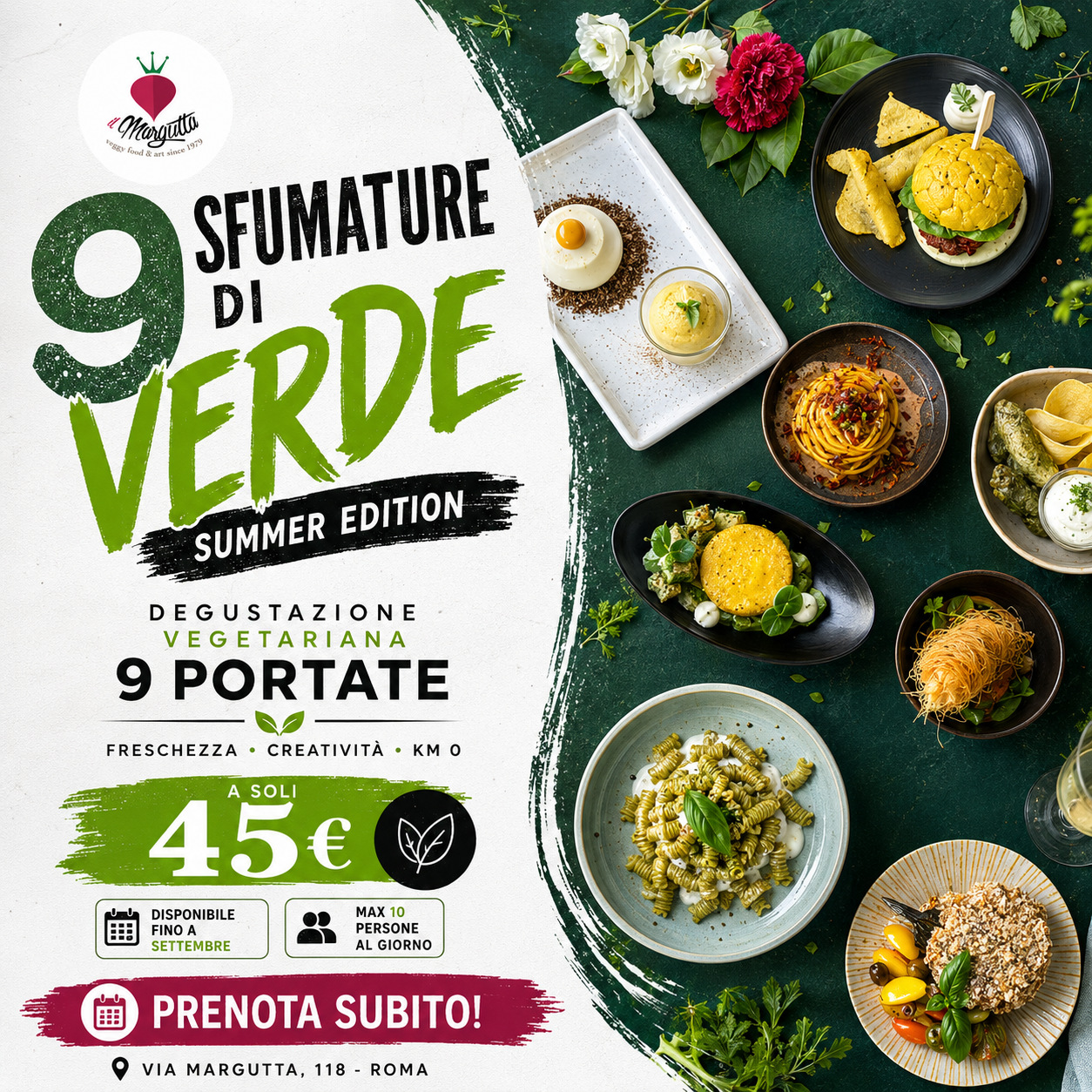 Il Margutta vegetarian food&art Facebook ad
