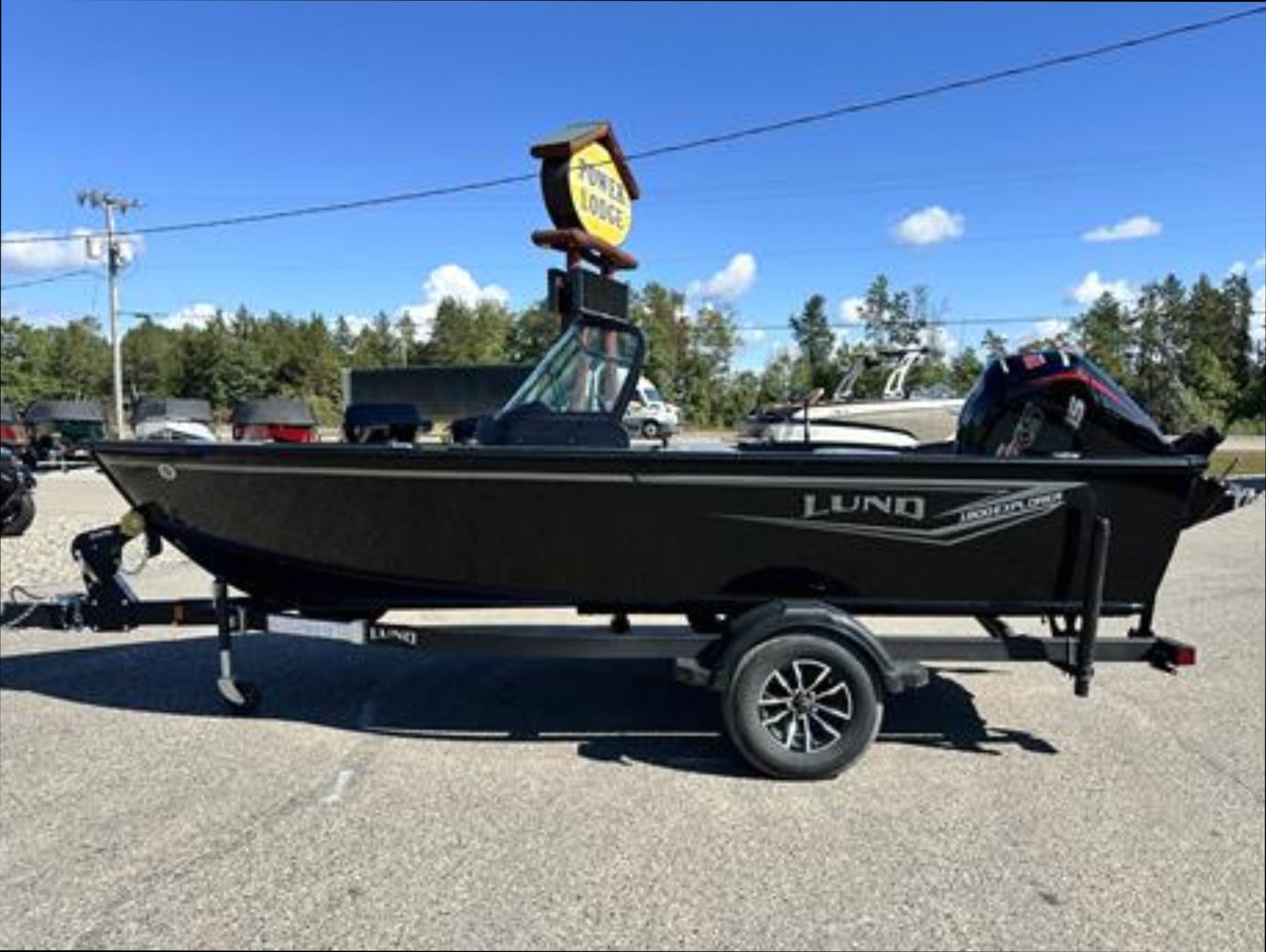 Power Lodge Facebook ad: 2026 LUND 1800 EXPLORER SPORT
