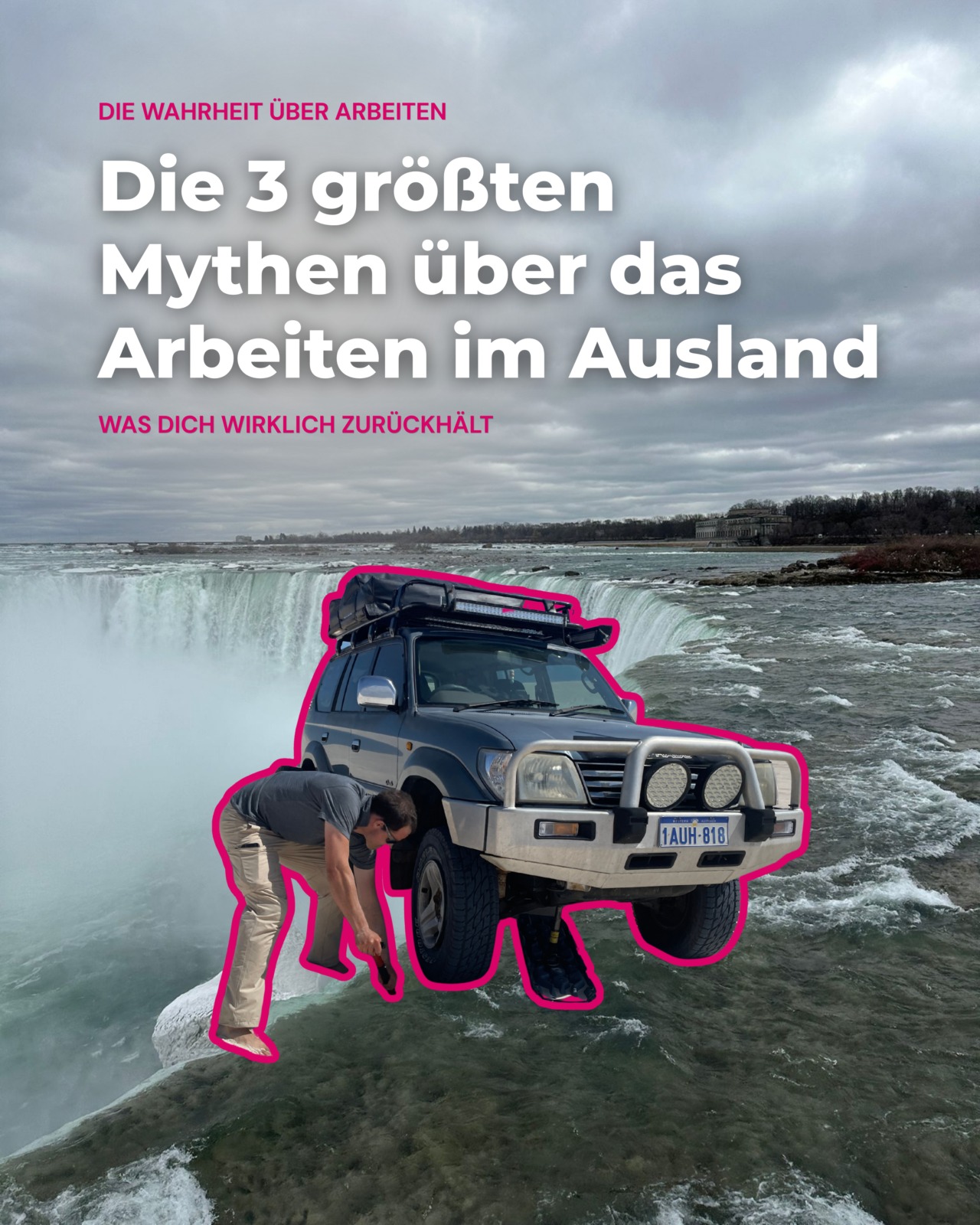 Journeyman Facebook ad: Die 3 größten Mythen über Arbeiten im Ausland
