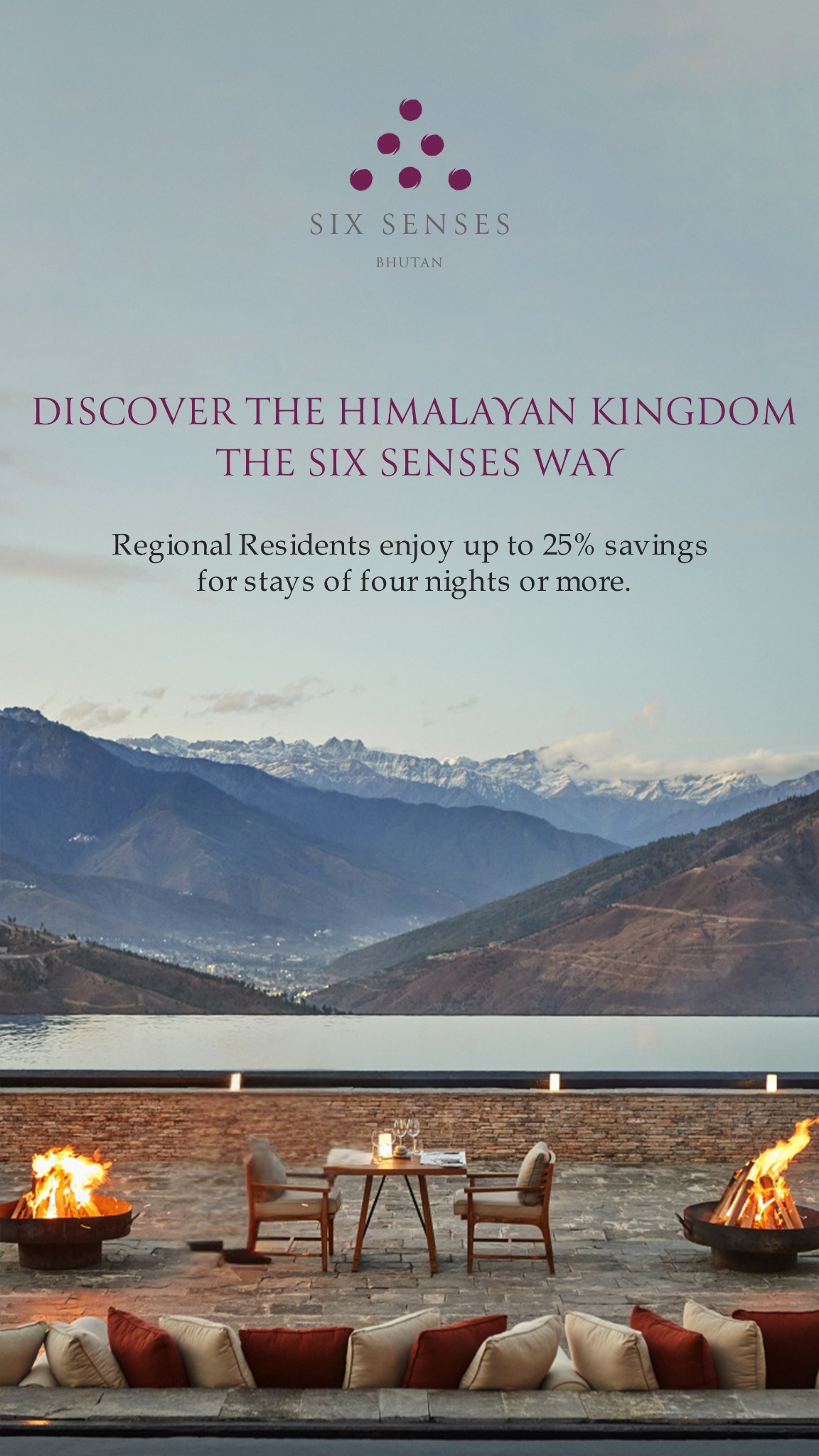 Six Senses Bhutan Facebook ad