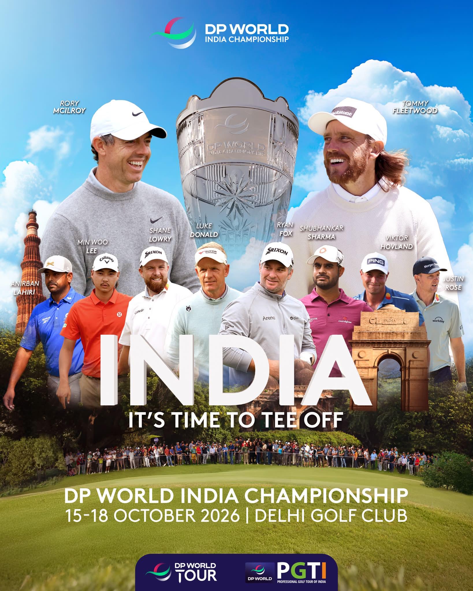 DP World India Championship Facebook ad: Mark your calendars - this lineup doesn't happen…