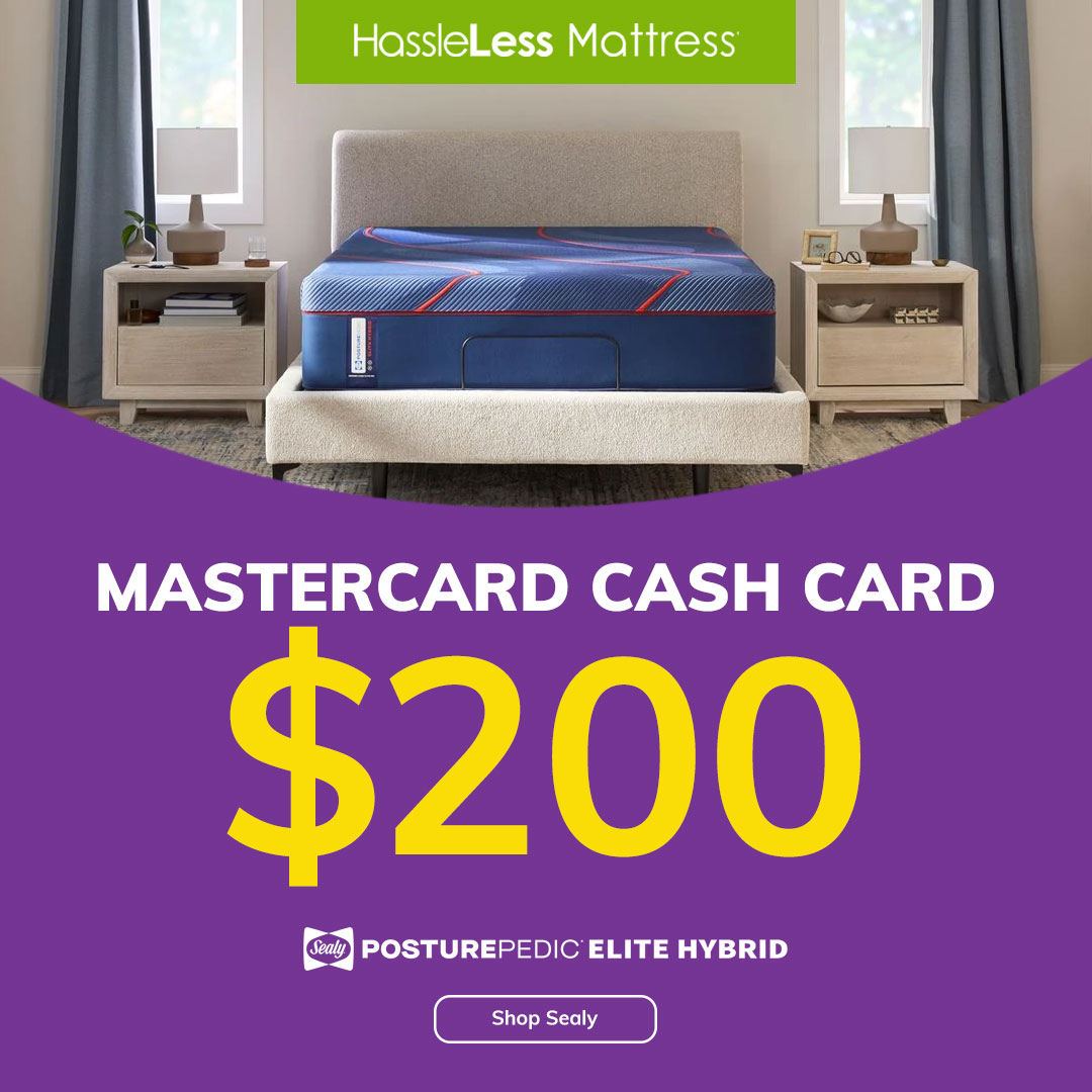 HassleLess Mattress Facebook ad