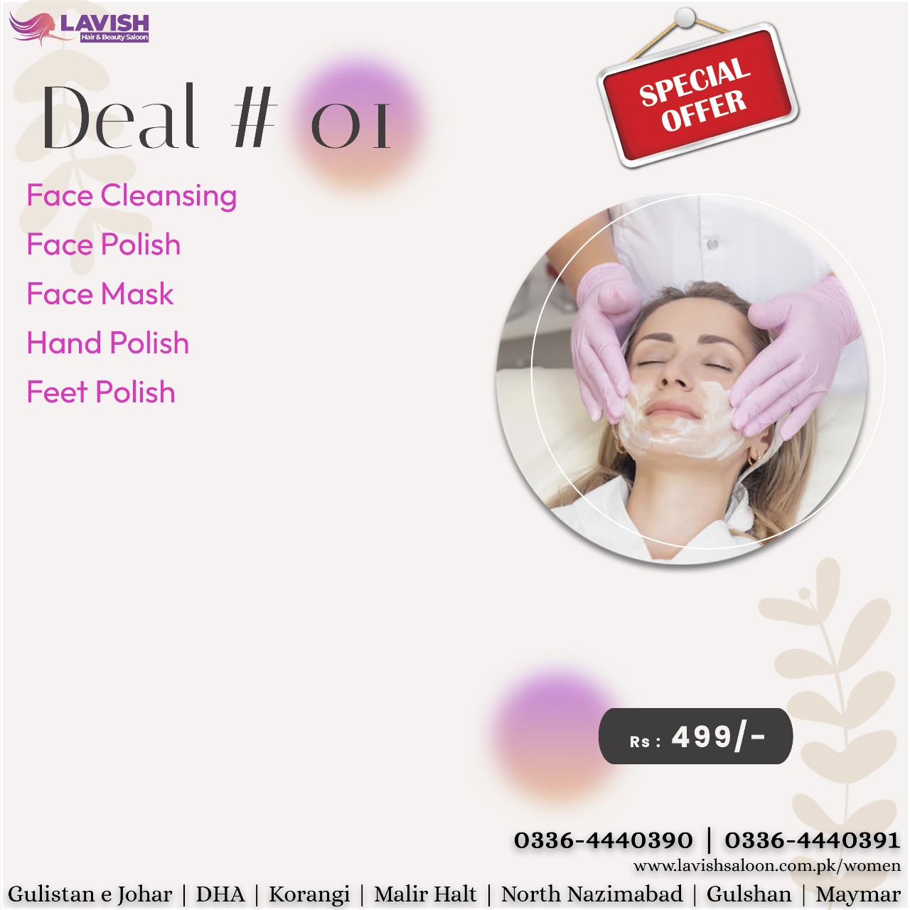 Lavish Hair & Beauty Salon Facebook ad