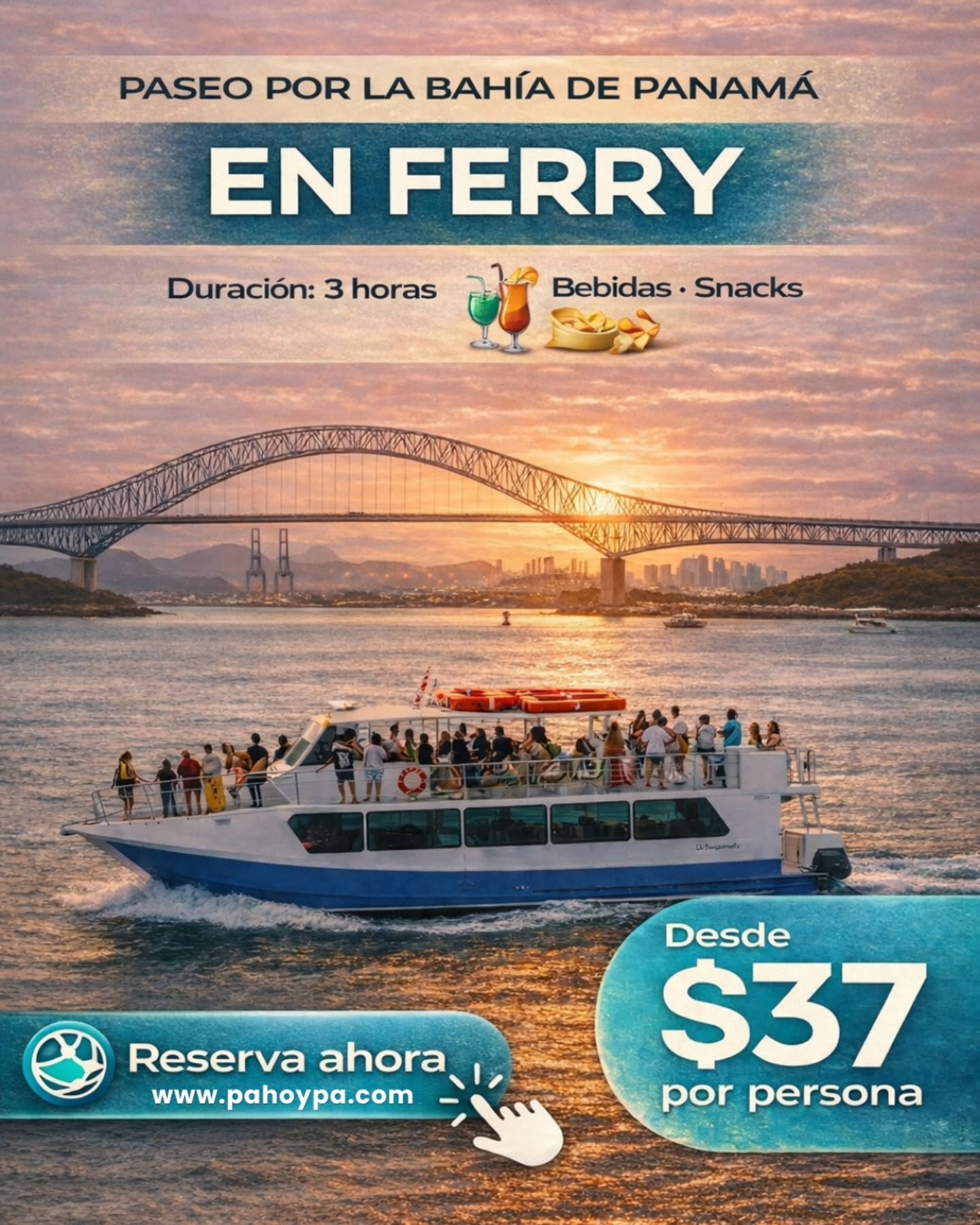 QuehayPahoy Panama Facebook ad: Hay ciudades que se ven mejor desde el…