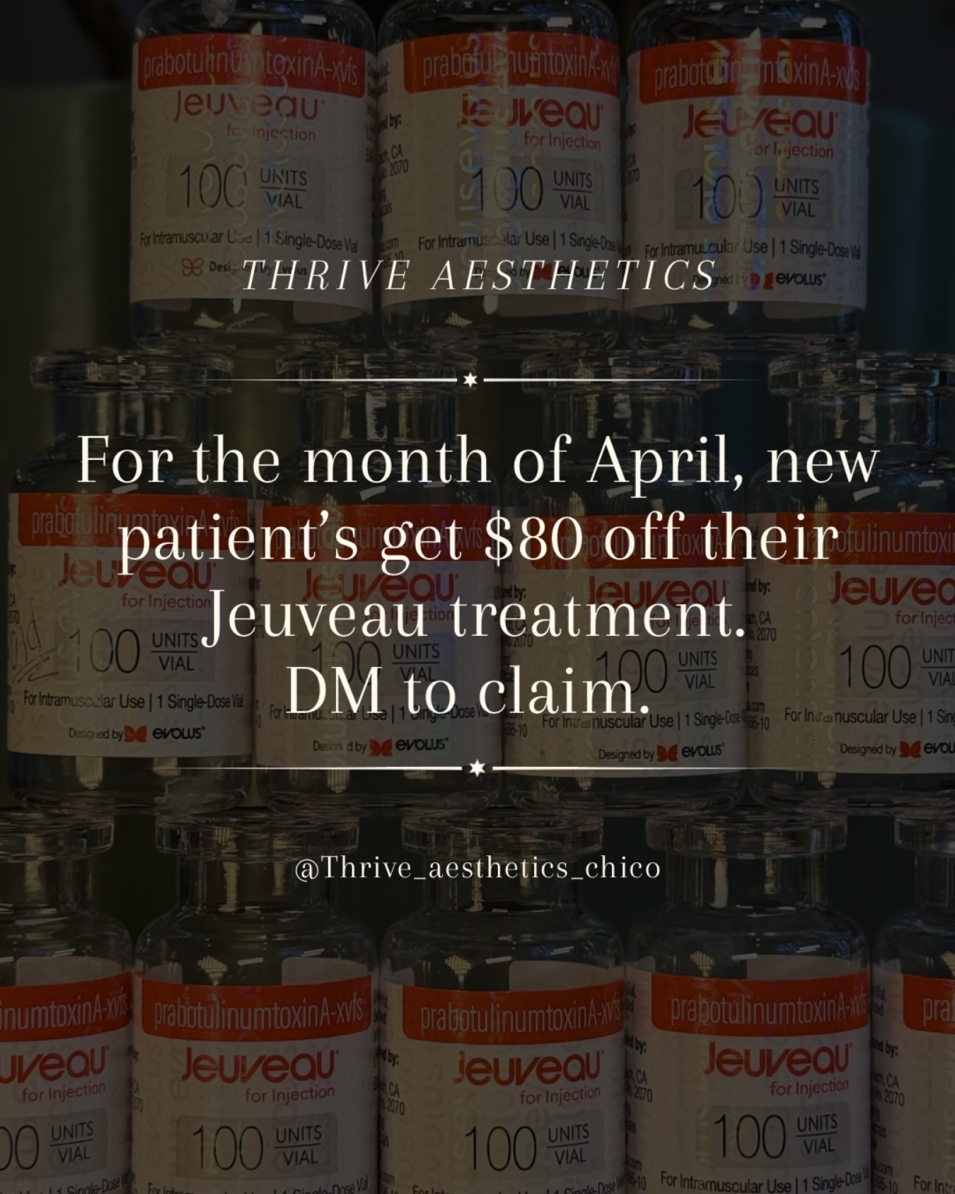 Thrive Aesthetics Chico Facebook ad: An elevated refresh for spring