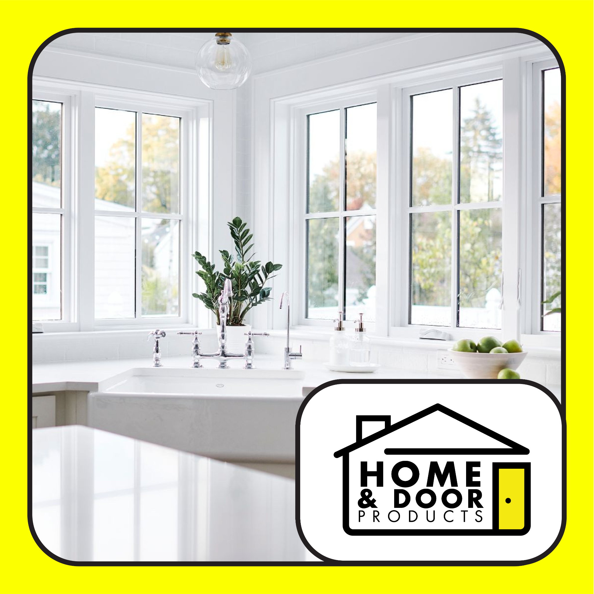 Home & Door Products Facebook ad: Buying windows, doors, or garage doors shouldn’t feel…