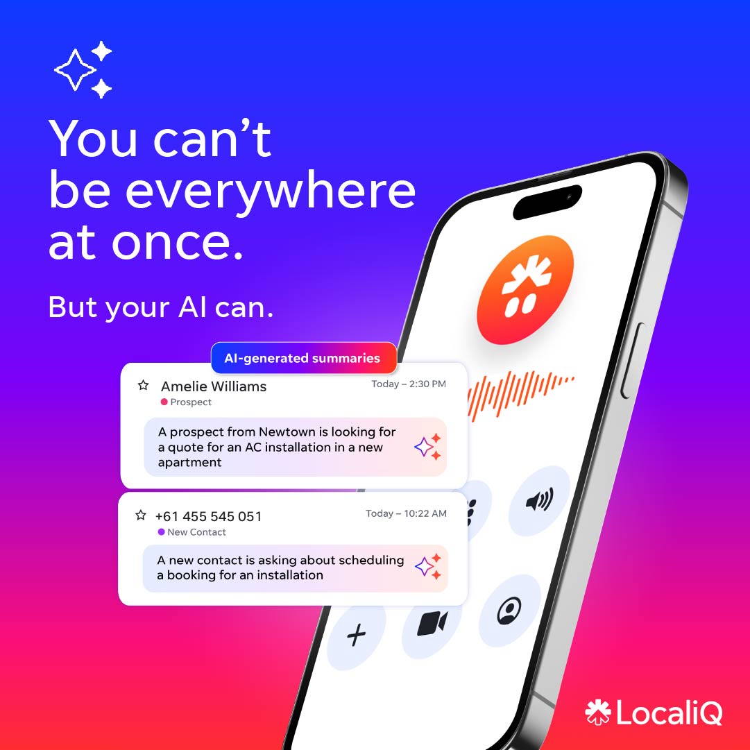 LocaliQ Australia and New Zealand Facebook ad: You already know the leads are coming in.