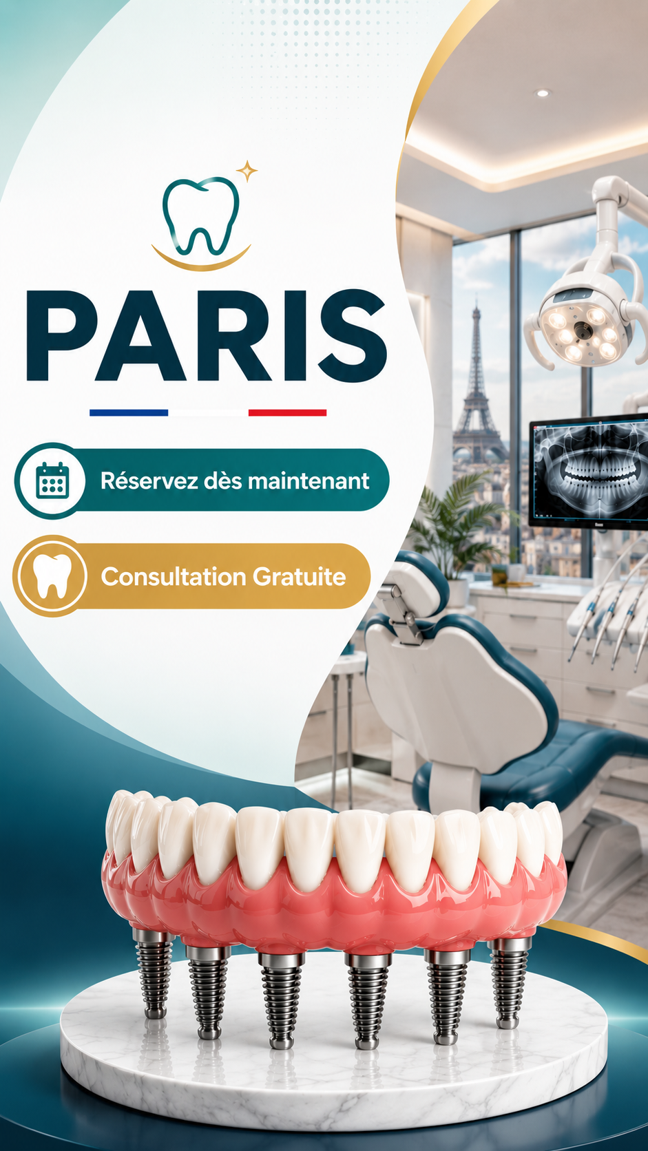 Gremi Clinic-Voyager et Sourire Facebook ad from Jun 8, 2026