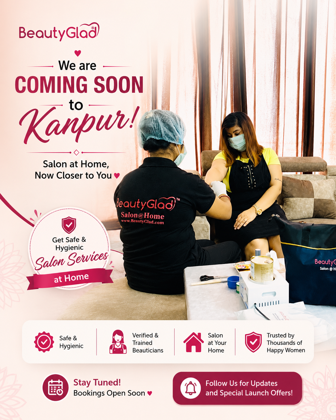 BeautyGlad - Salon at Home Facebook ad