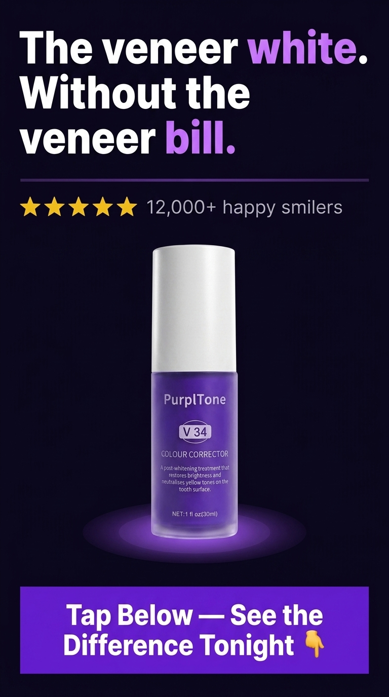 PurplTone Facebook ad: The smile people assume cost thousands.