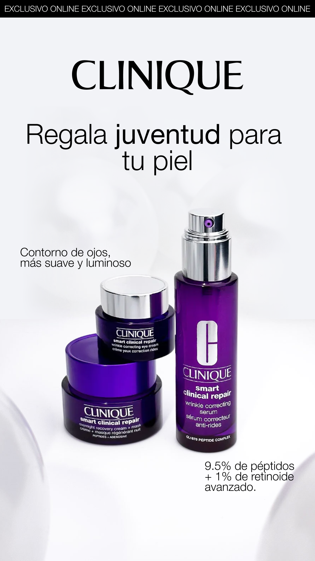 Clinique Facebook ad