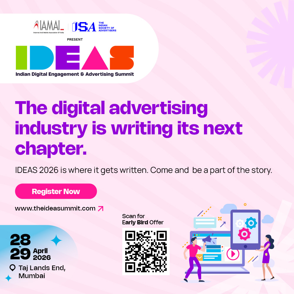 Theideasummit Facebook ad: Where India's top marketers, creators, and tech leaders…