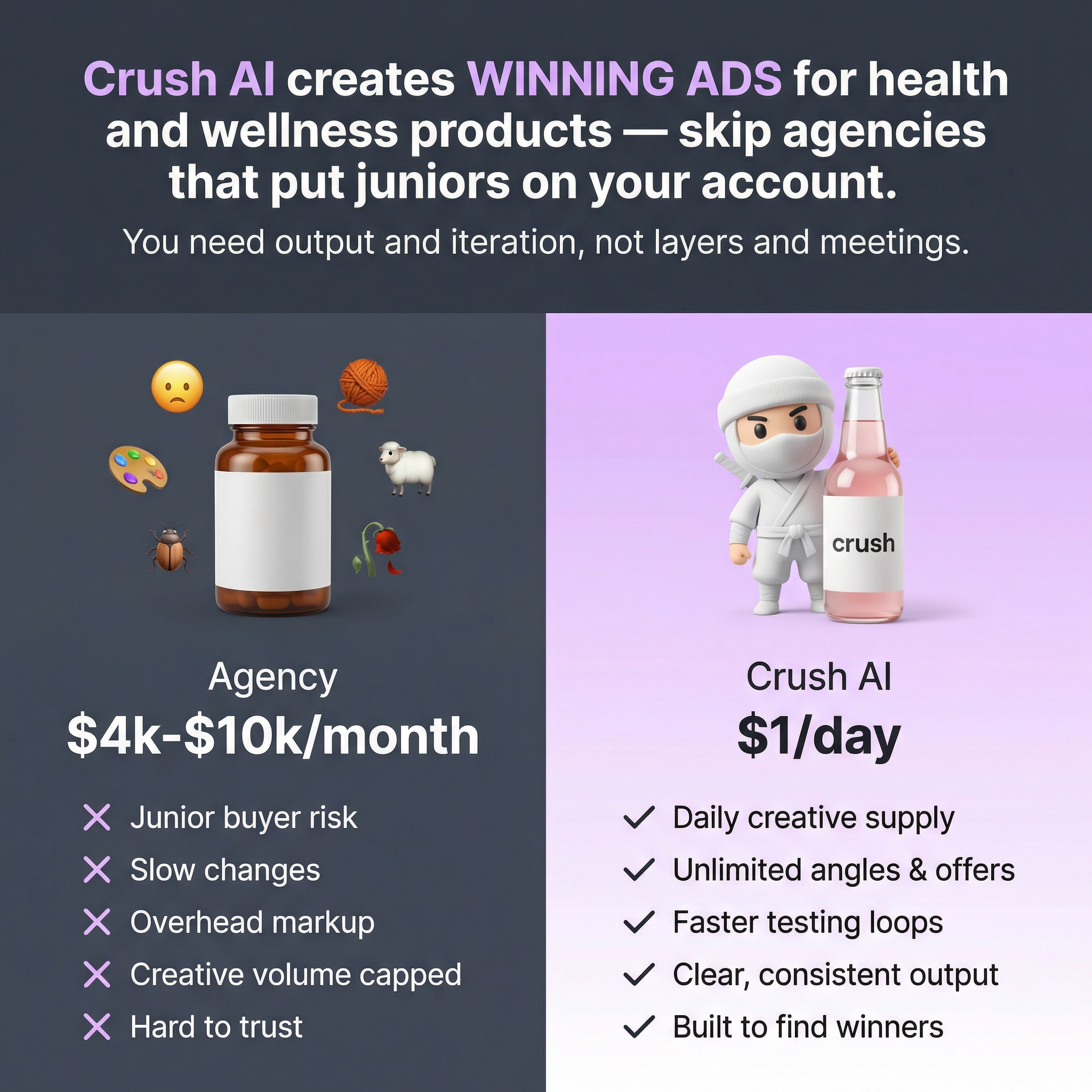 trycrush.ai Facebook ad