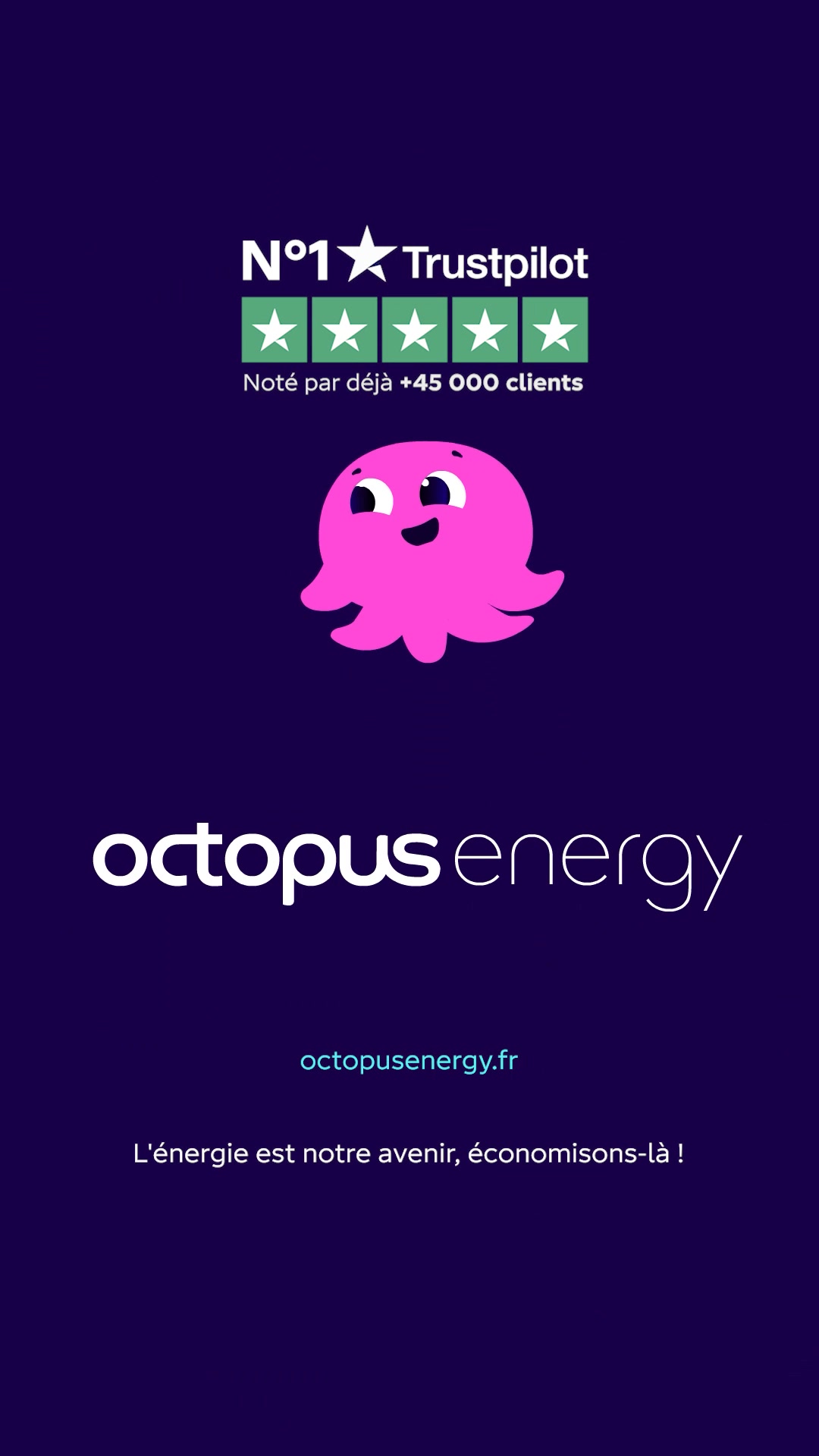 Octopus Energy Facebook ad: Des prix et un service client au top!