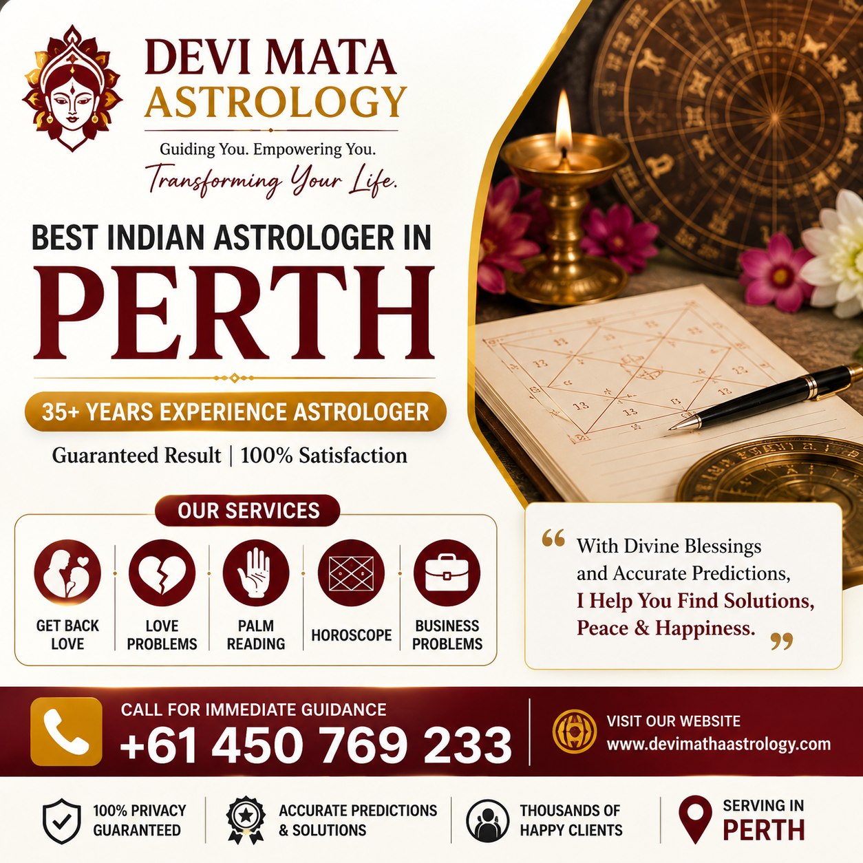 Dhavi Matha Astrology Facebook ad