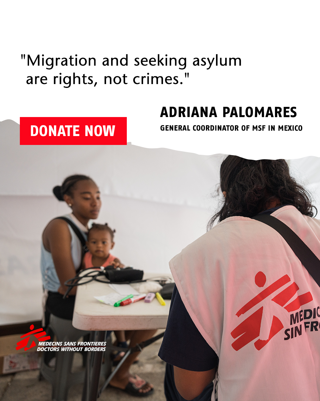 Doctors Without Borders/Medecins Sans Frontieres (MSF) Facebook ad