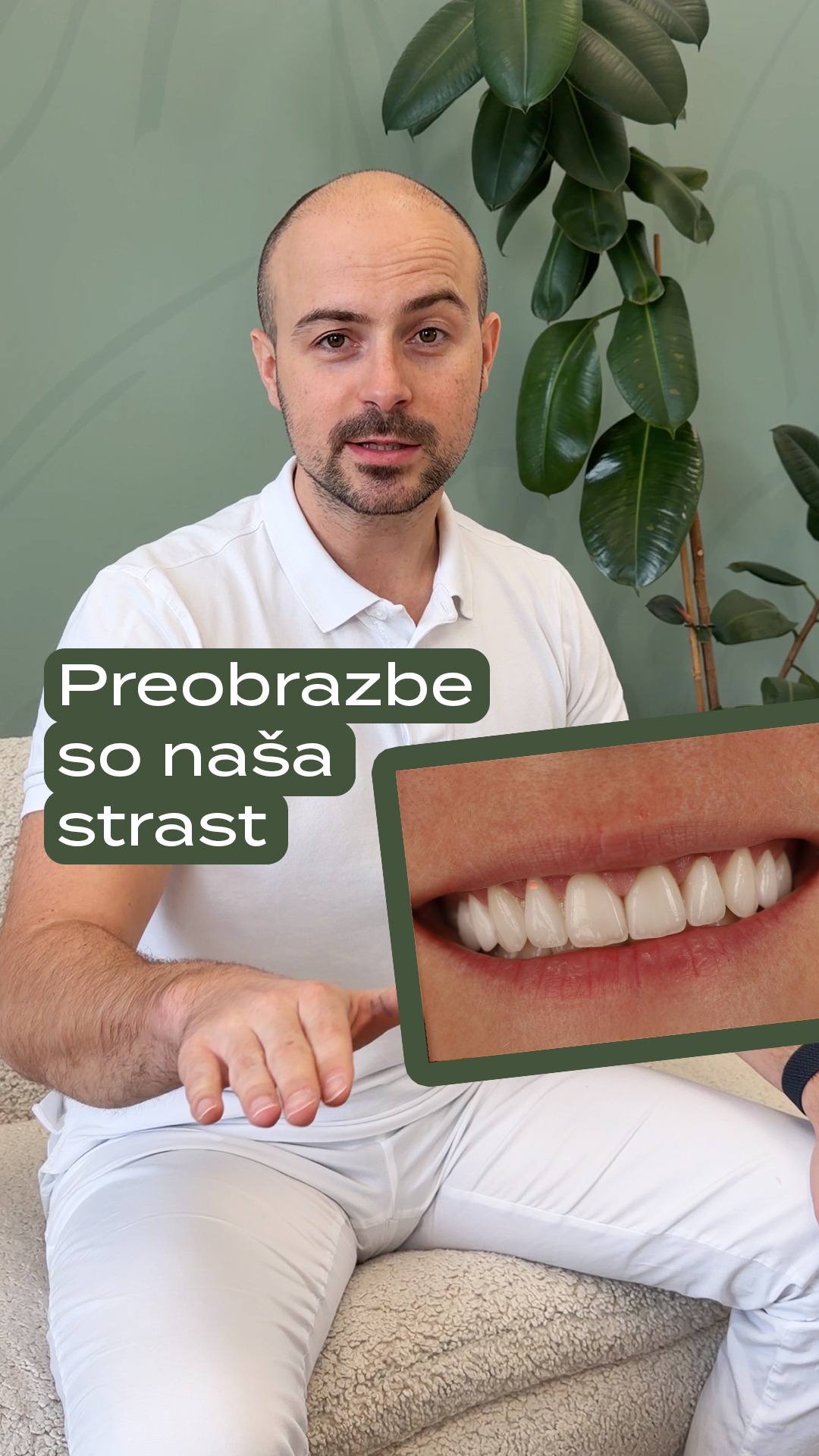 Lotus dentalni center Facebook ad: Na prvi pogled pacientkin nasmeh sploh ne deluje…