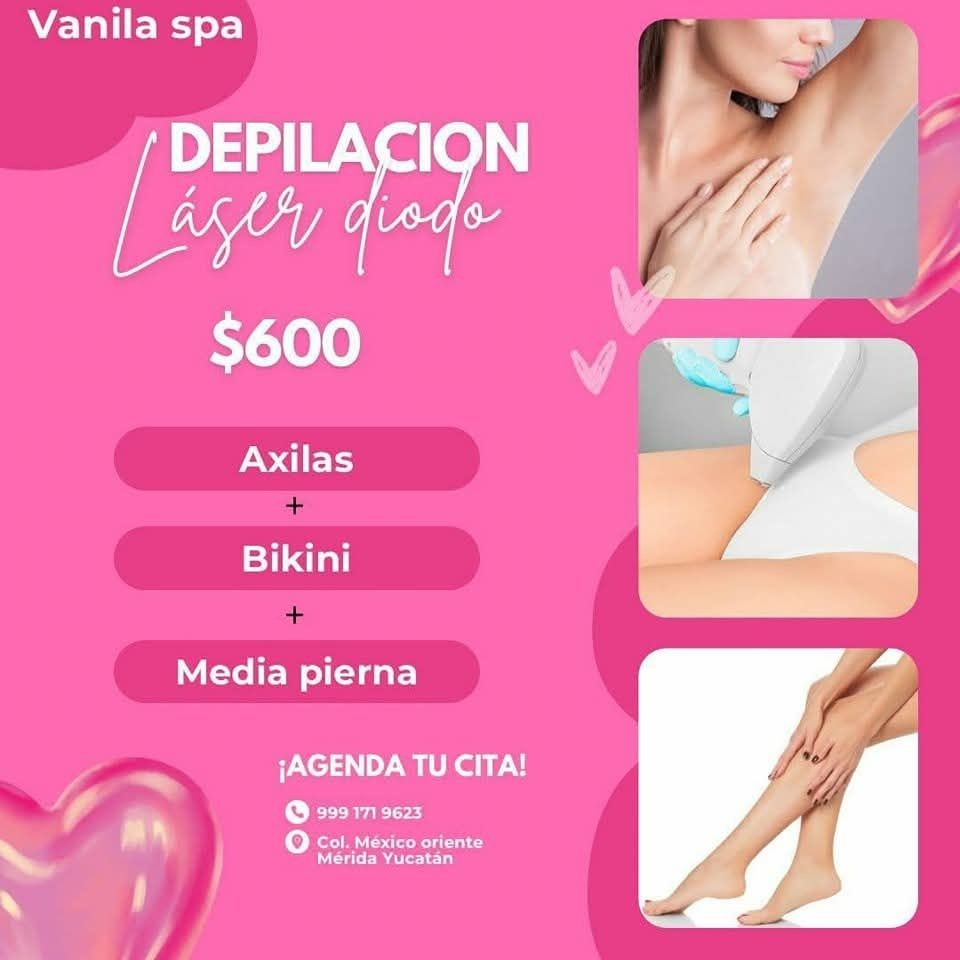 Vanila spa Facebook ad