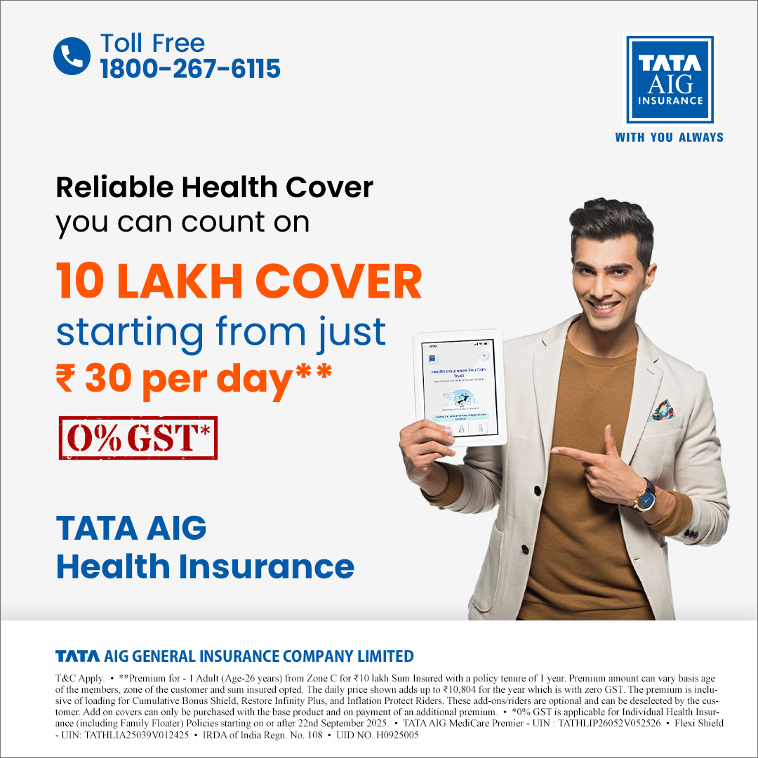 TATA AIG Facebook ad: Tata AIG Health insurance