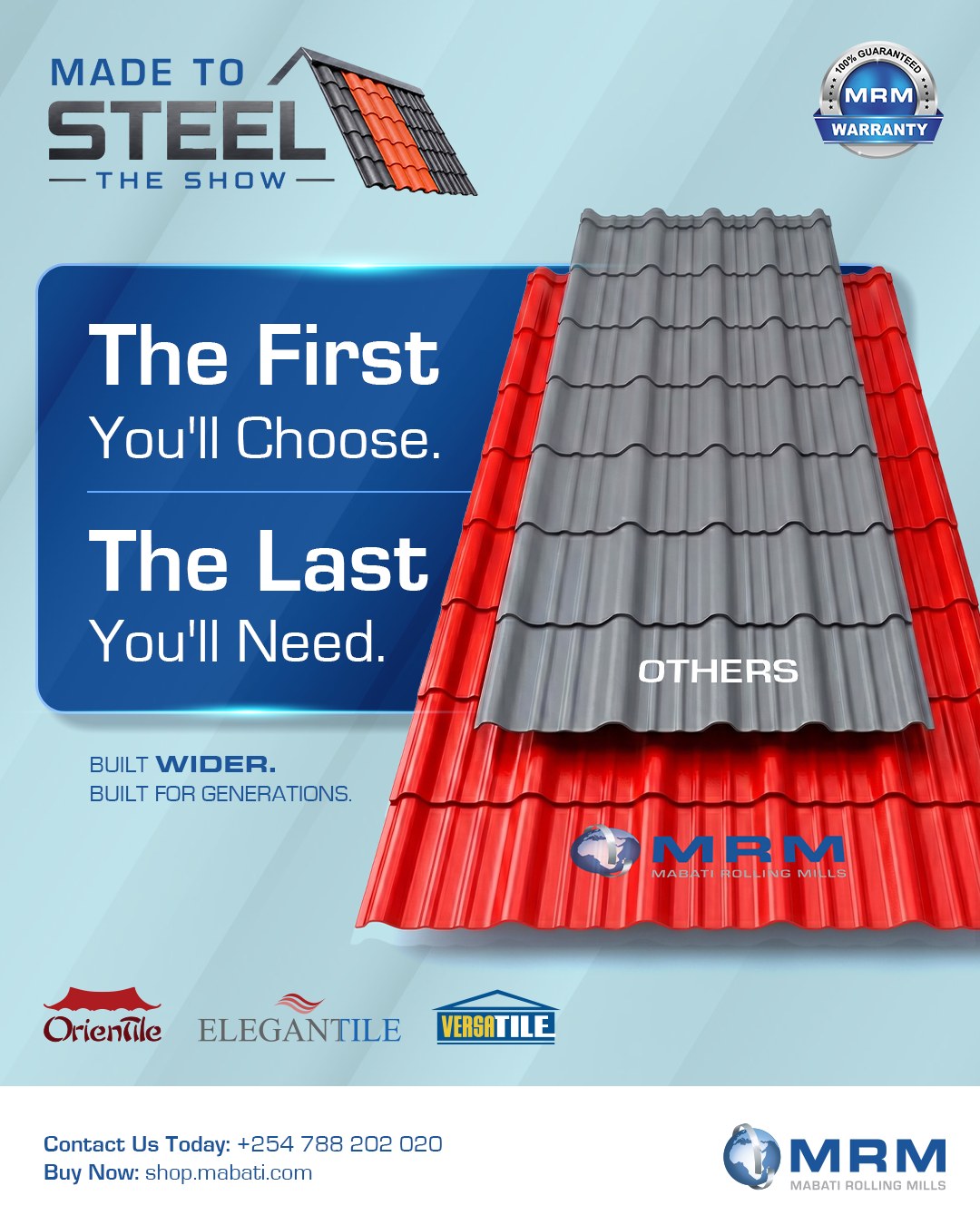 Mabati Rolling Mills Facebook ad: The best roofing decisions are the ones you…
