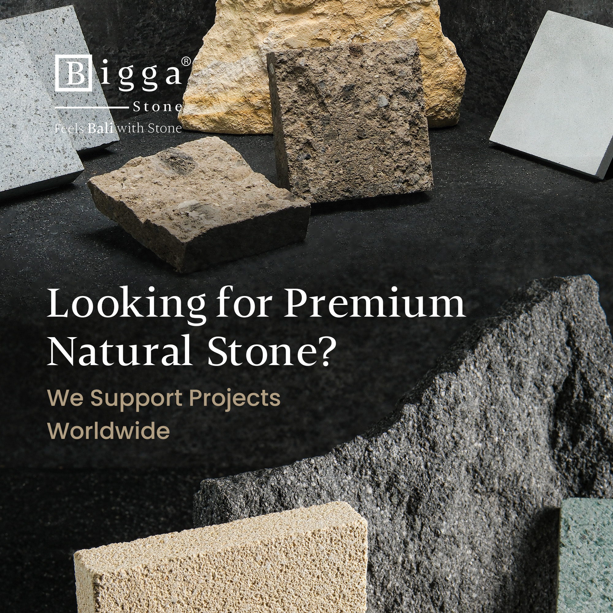 Bigga Stone - Feel Bali With Stone Facebook ad: A trusted natural stone exporter supplying premium…