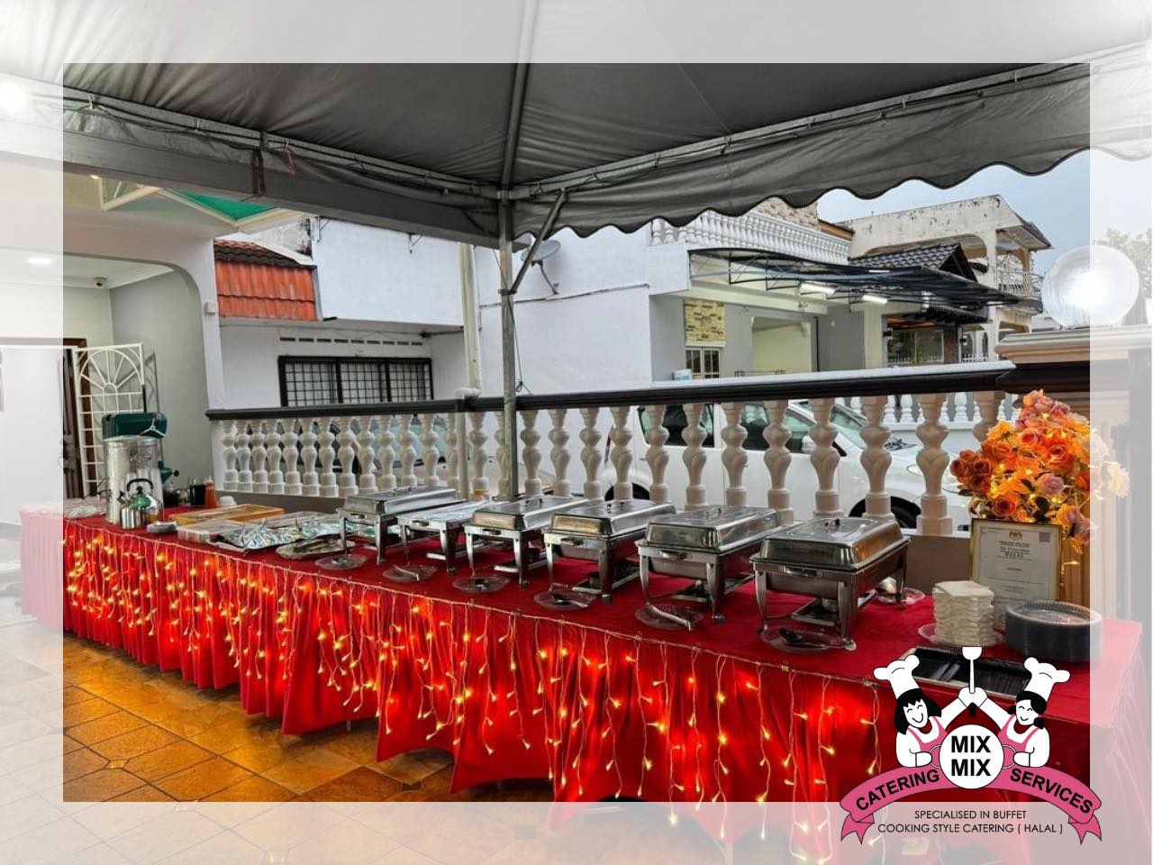 Mix Mix Catering Services美美自由餐服务 Facebook ad: Full Event Catering, Food + Canopy, We’ve Got…