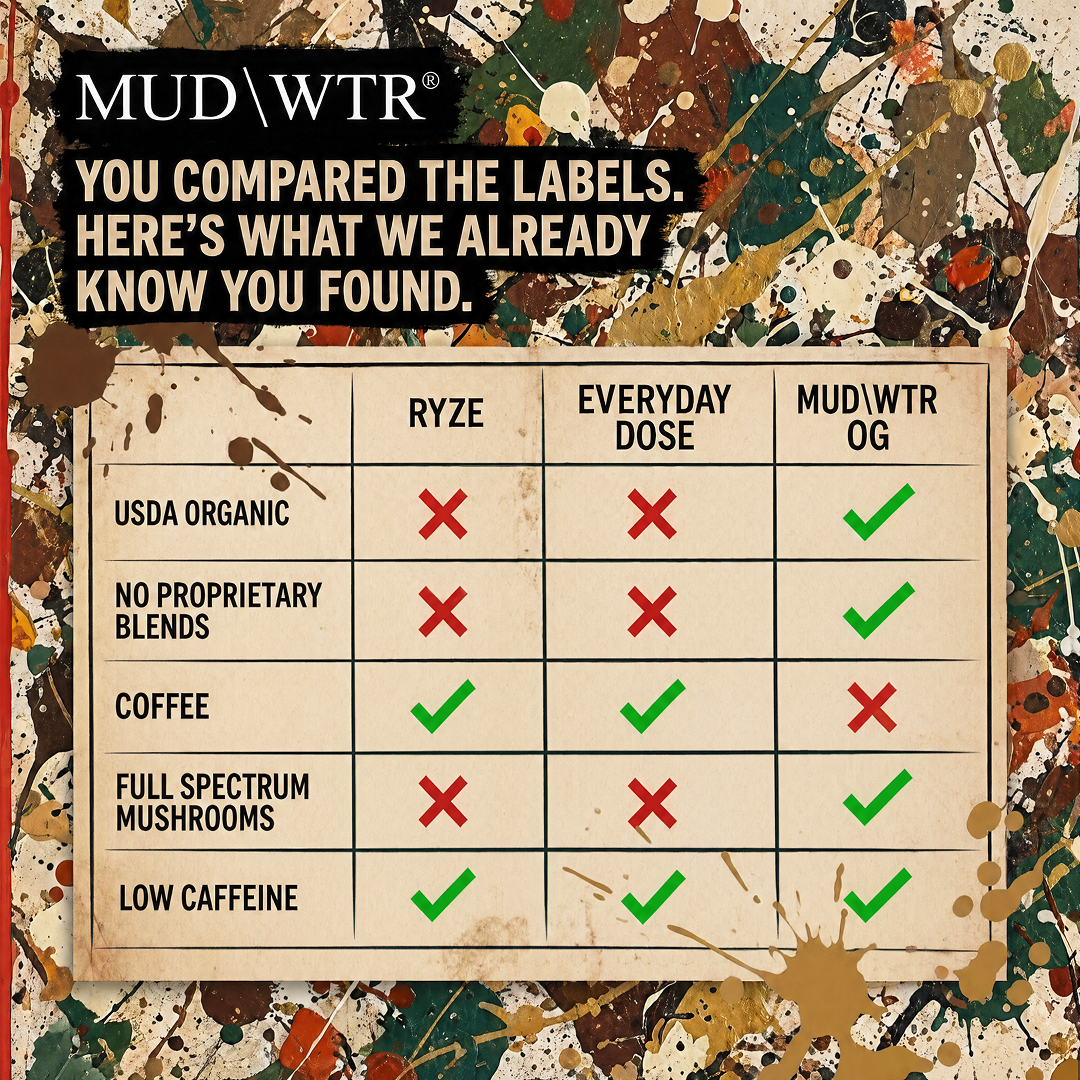 MUD\WTR Facebook ad