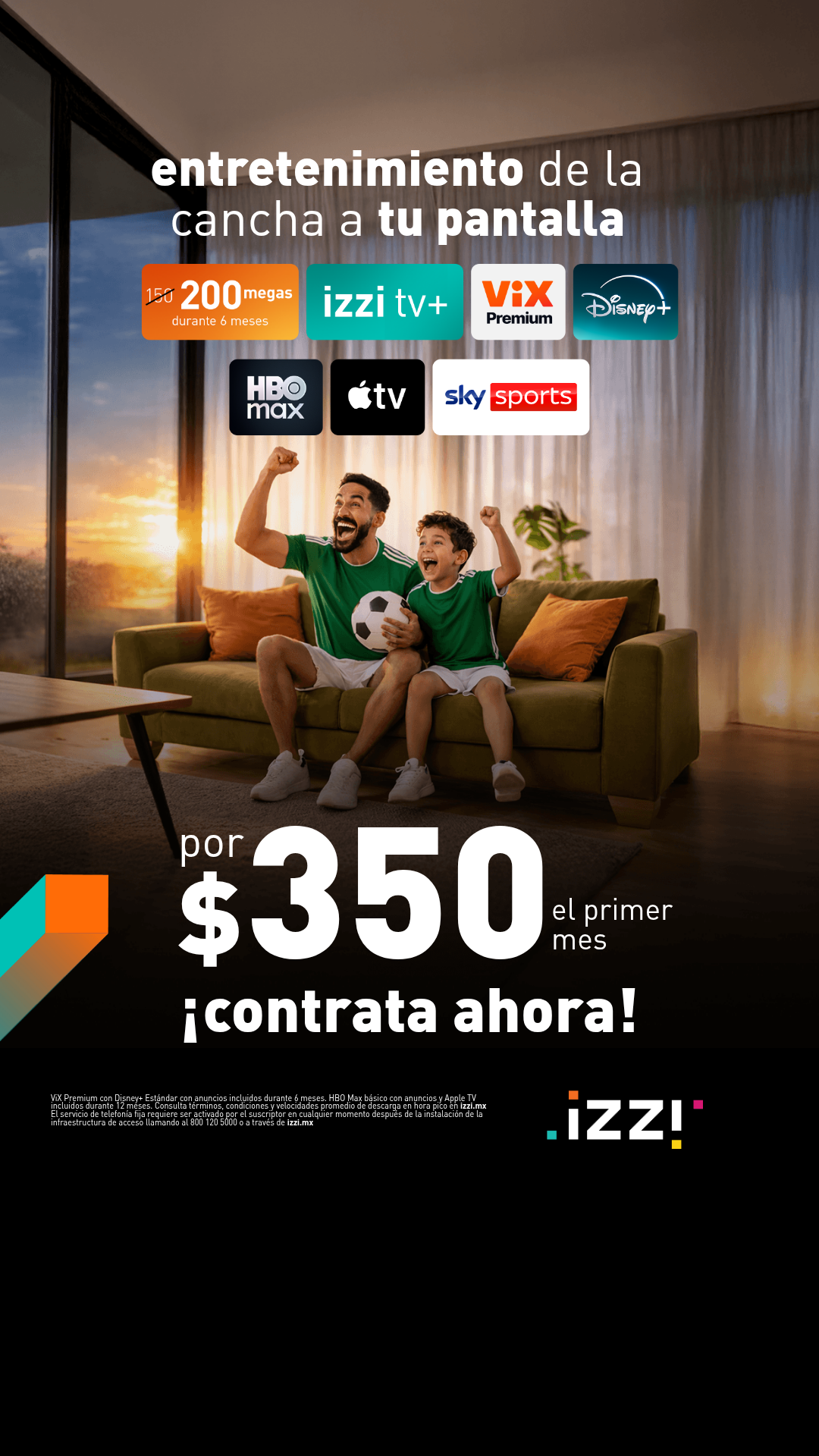 izzi telecom Facebook ad