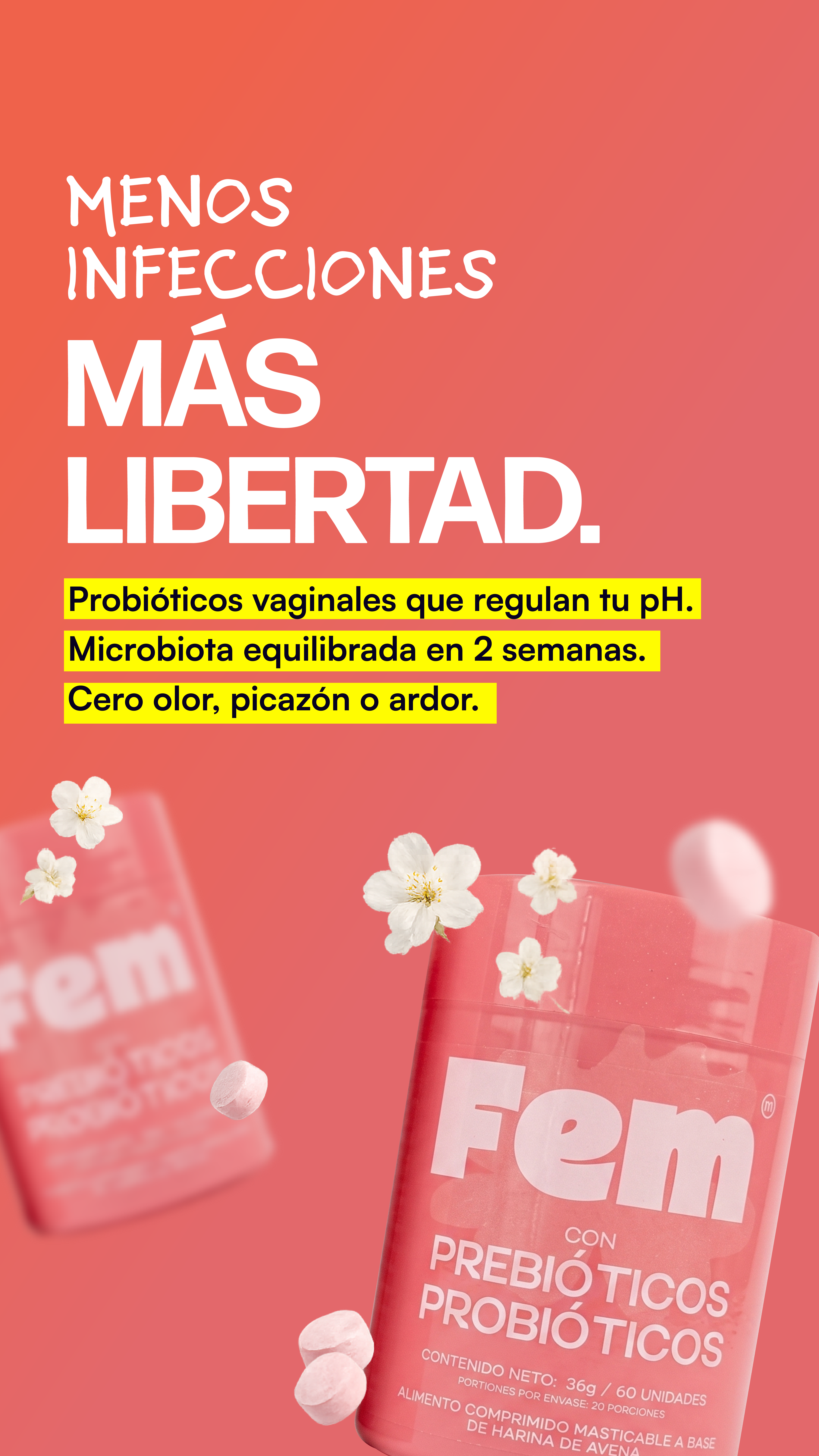 Fem Probiotics Facebook ad