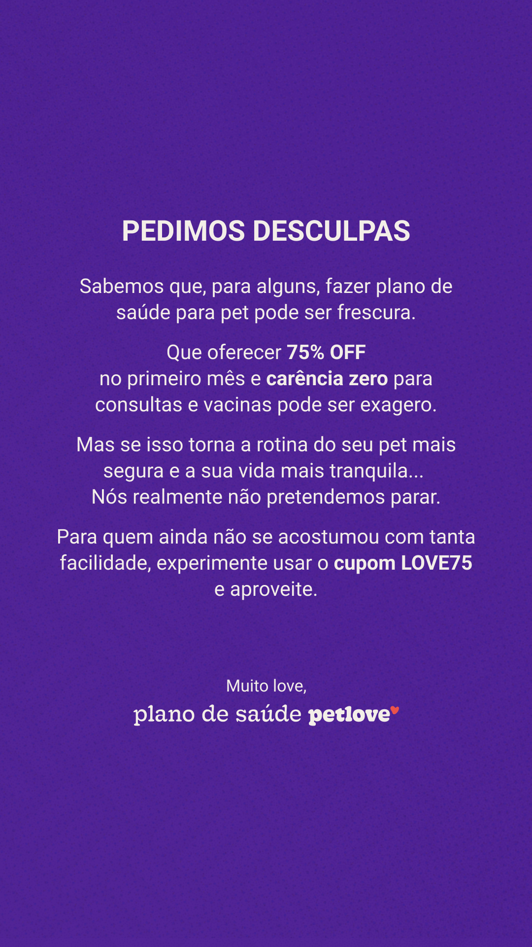 Petlove Facebook ad