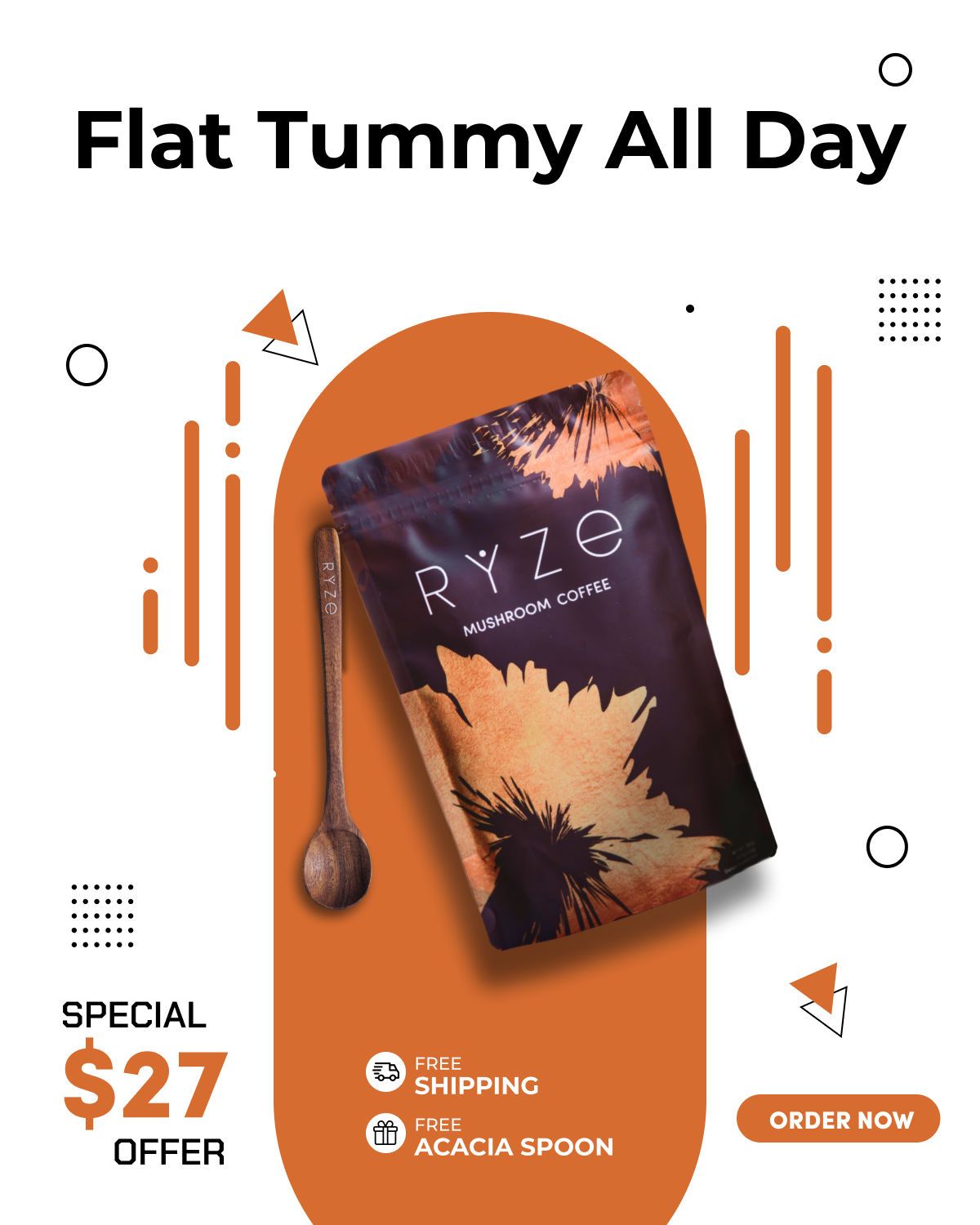 RYZE Superfoods Facebook ad
